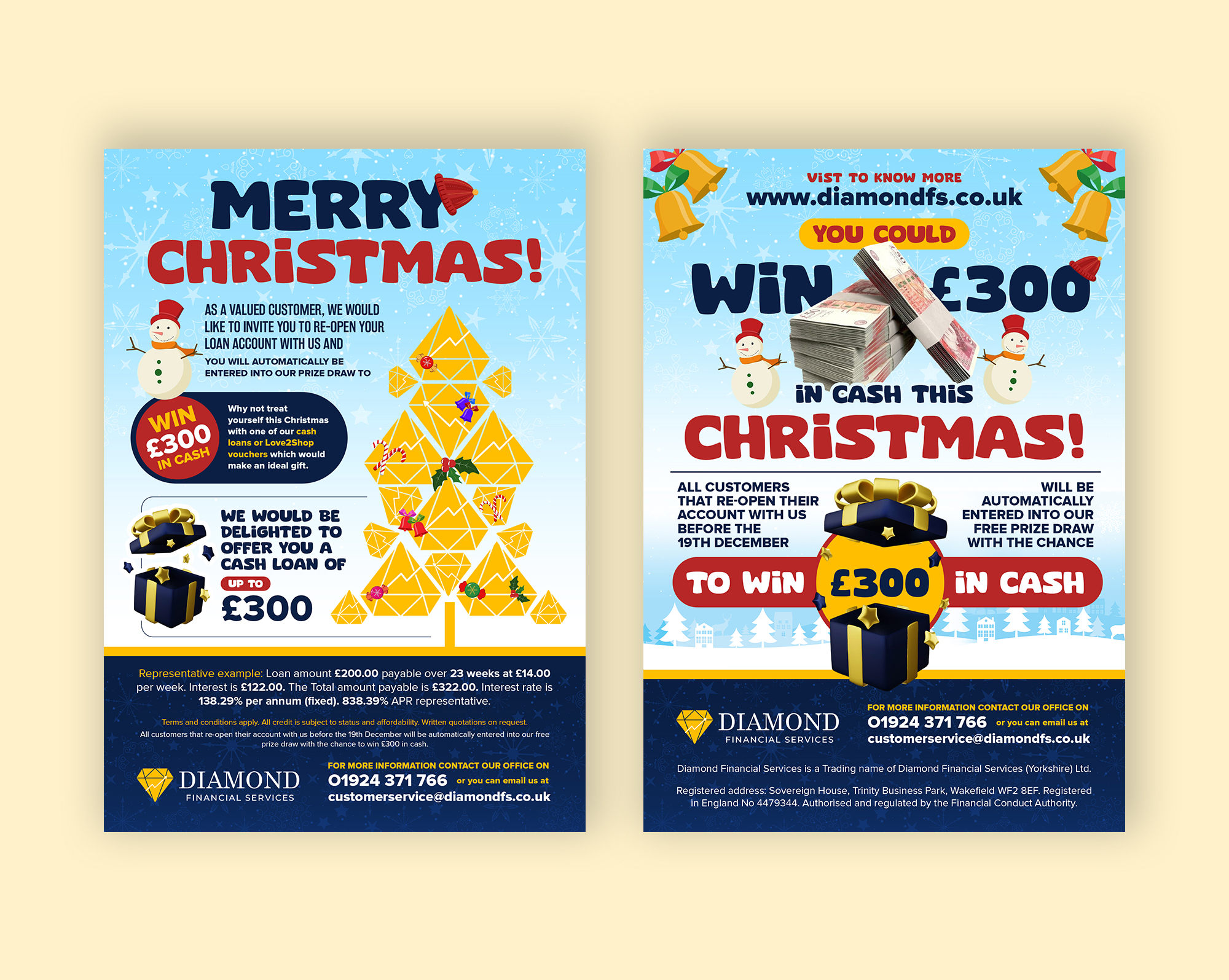 Flyer-Design von debdesign für Diamond Financial Services (Yorkshire) Ltd | Design #36323547