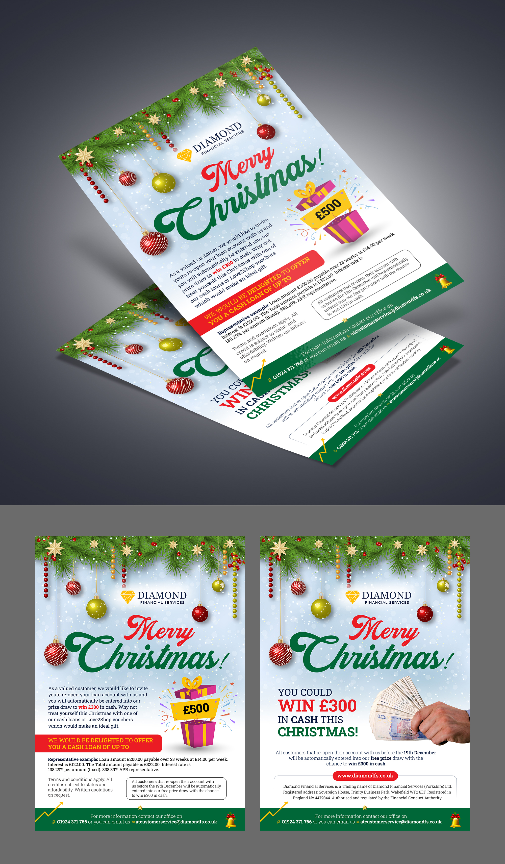 Flyer Design by 123graphics for Diamond Financial Services (Yorkshire) Ltd | Design #36324779