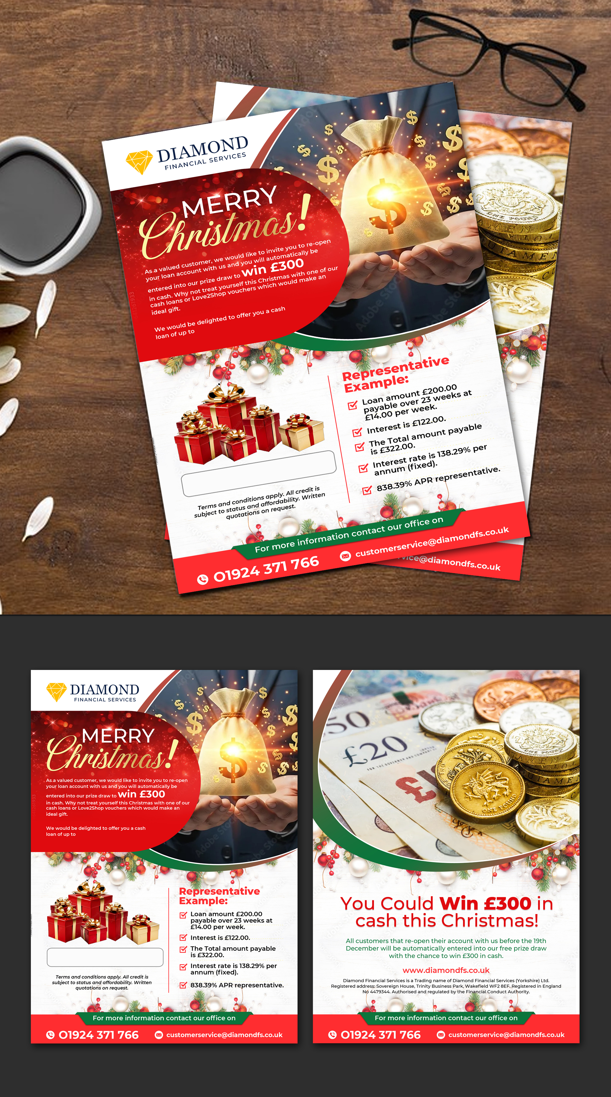 Flyer Design by 123graphics for Diamond Financial Services (Yorkshire) Ltd | Design #36328876