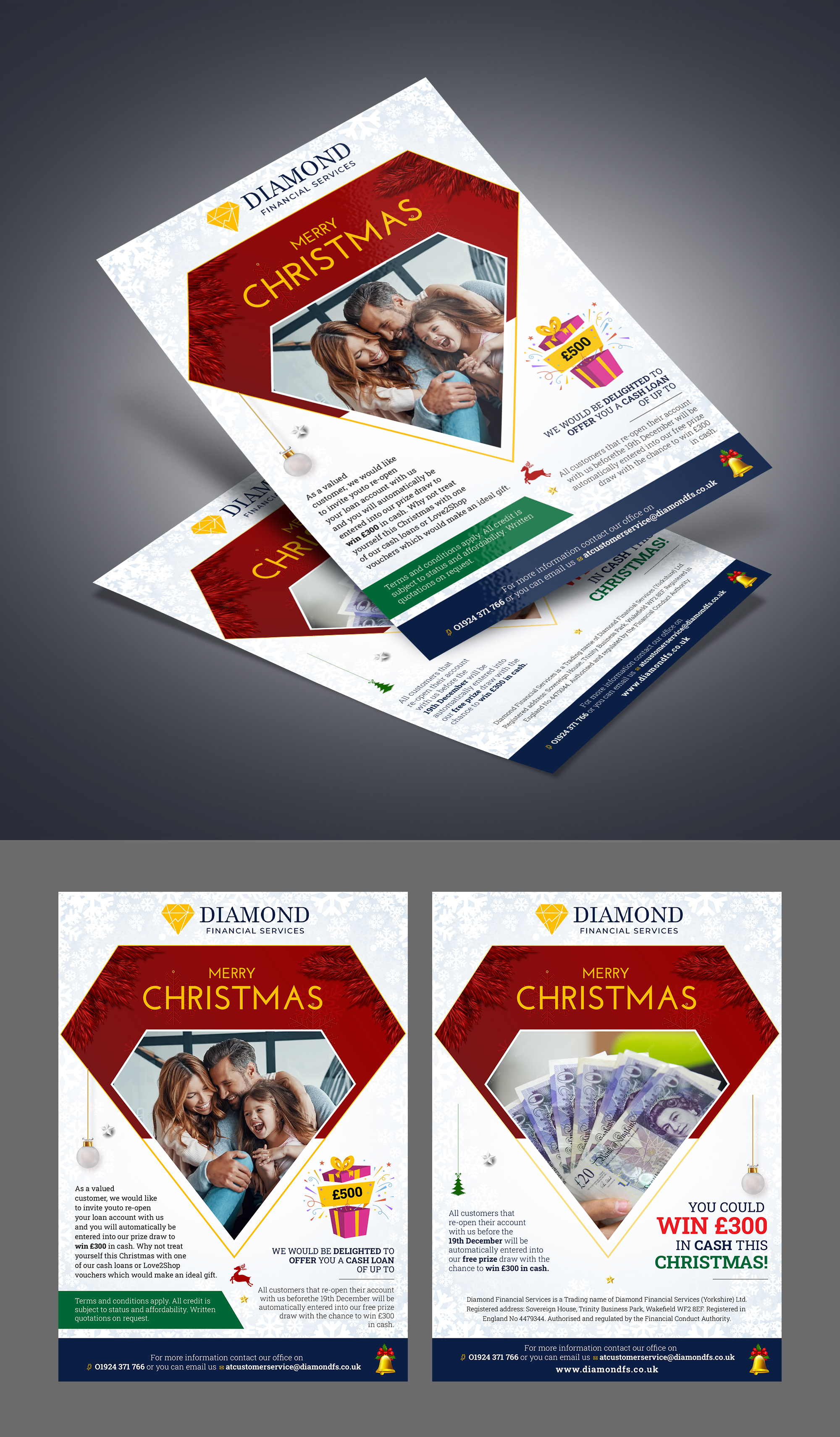 Flyer Design by 123graphics for Diamond Financial Services (Yorkshire) Ltd | Design #36340588