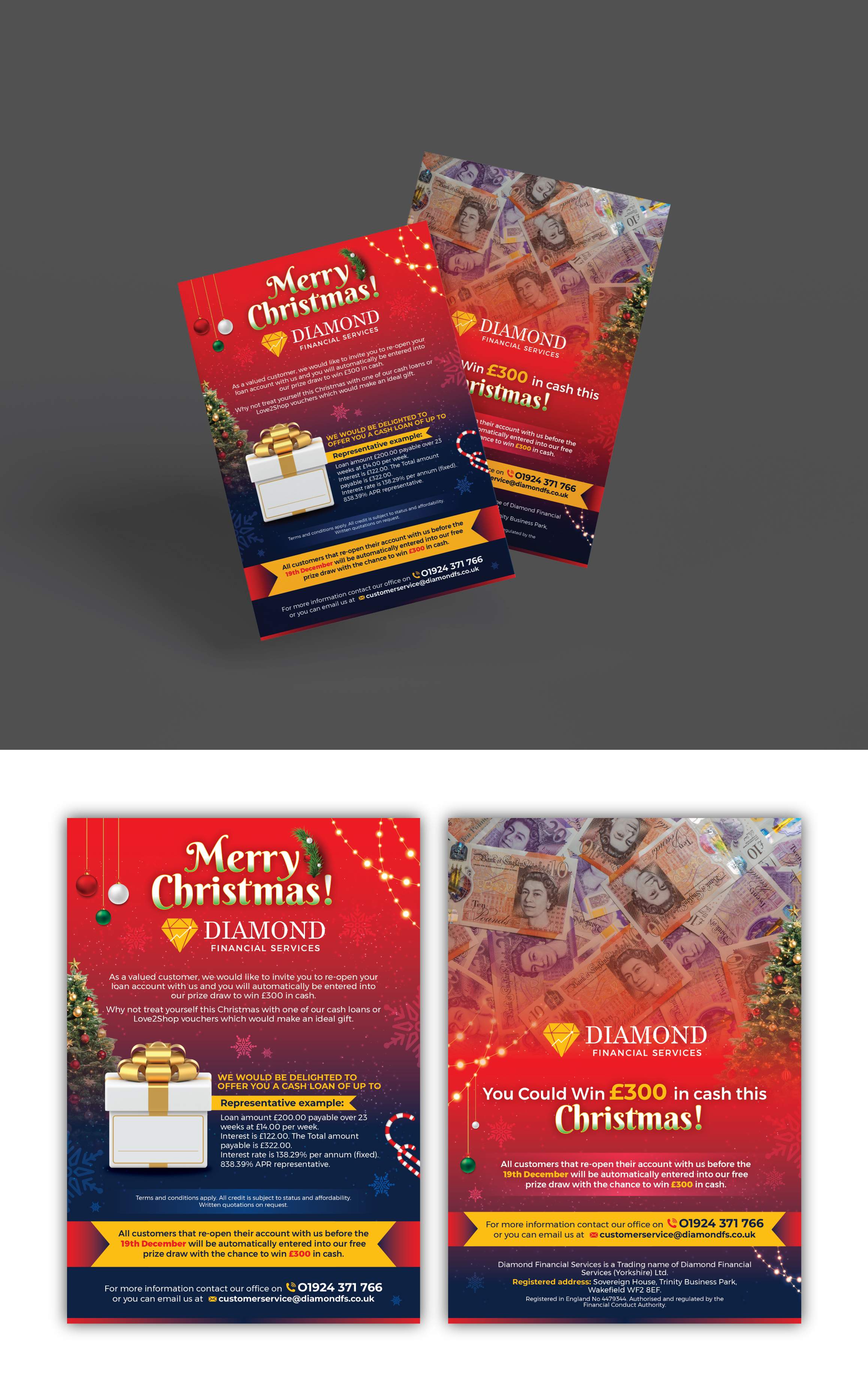 Flyer Design by Impressive Designs for Diamond Financial Services (Yorkshire) Ltd | Design #36324372