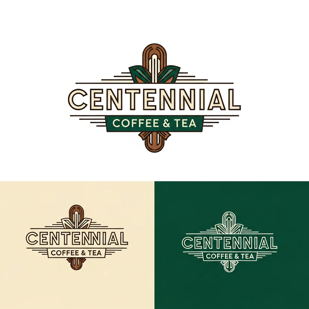 Logo Design by AMBStudio for Centennial Coffee & Tea | Design #36363221