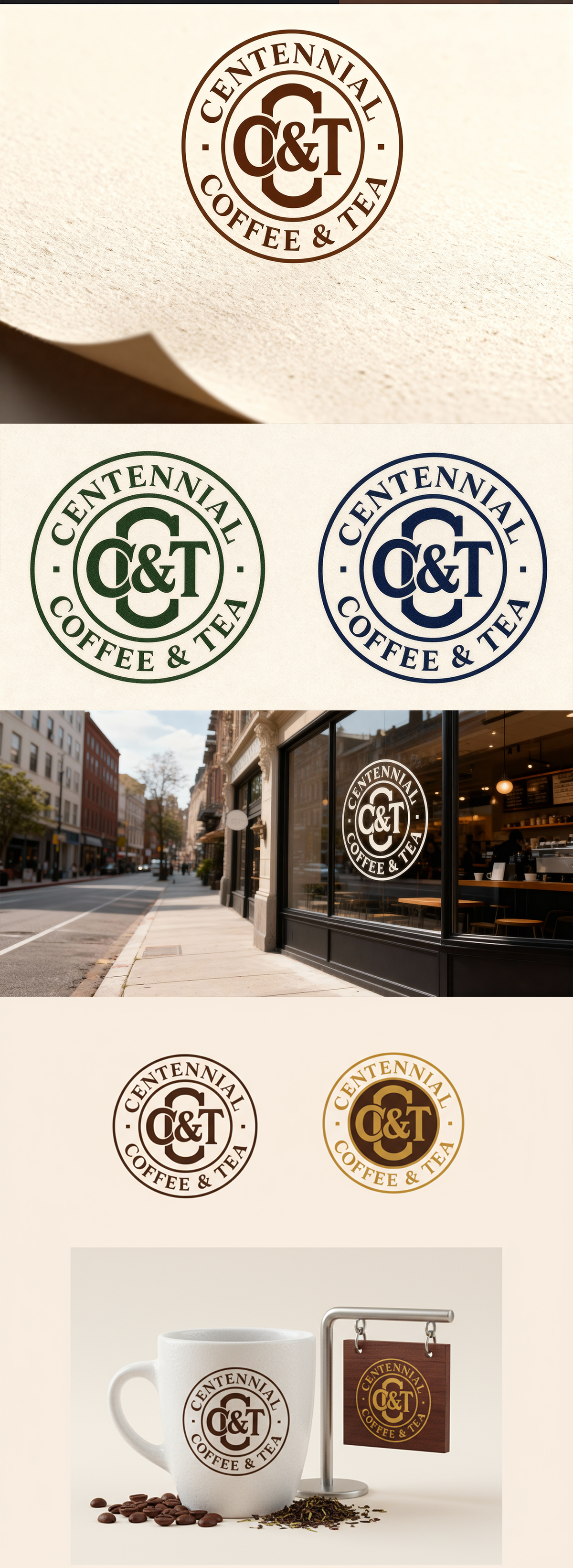 Logo Design by AMBStudio for Centennial Coffee & Tea | Design #36363310