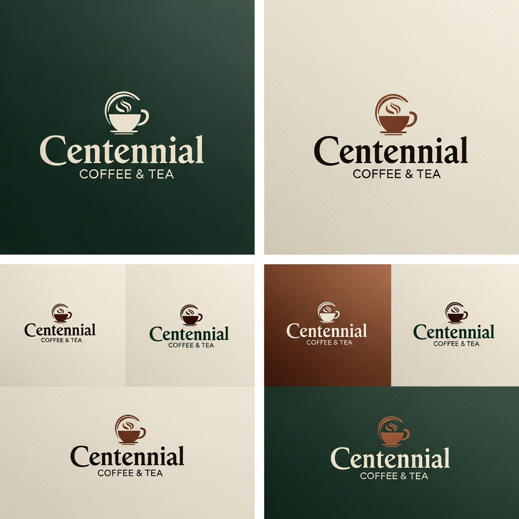 Logo Design by AMBStudio for Centennial Coffee & Tea | Design #36363346