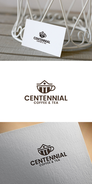 Logo Design by KING JM for Centennial Coffee & Tea | Design: #36323074