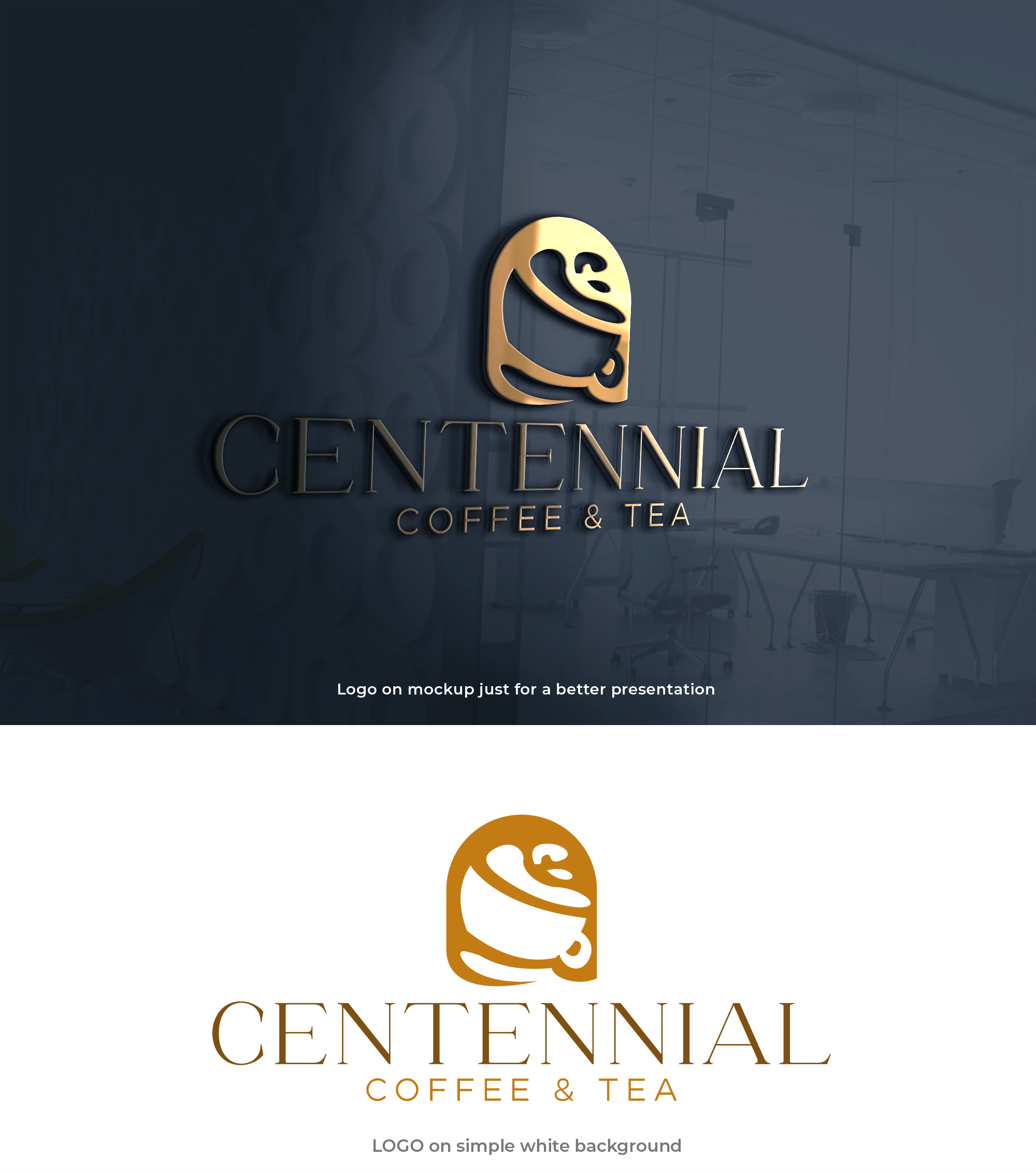 Logo Design by Asad Shaikh for Centennial Coffee & Tea | Design #36325081