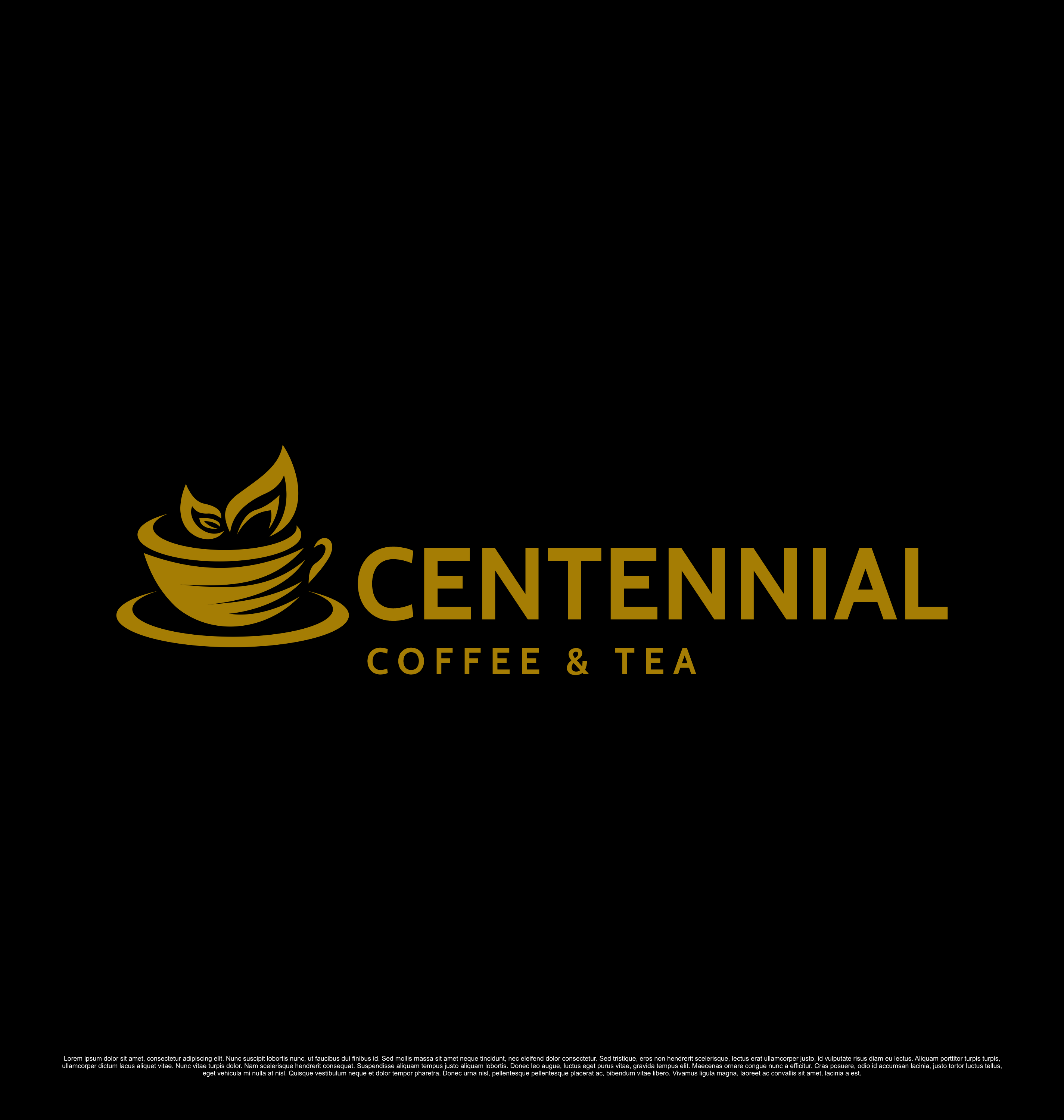 Logo Design by saesean for Centennial Coffee & Tea | Design #36331024