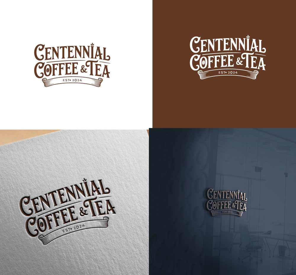 Logo Design by Jonshonkal for Centennial Coffee & Tea | Design #36322226