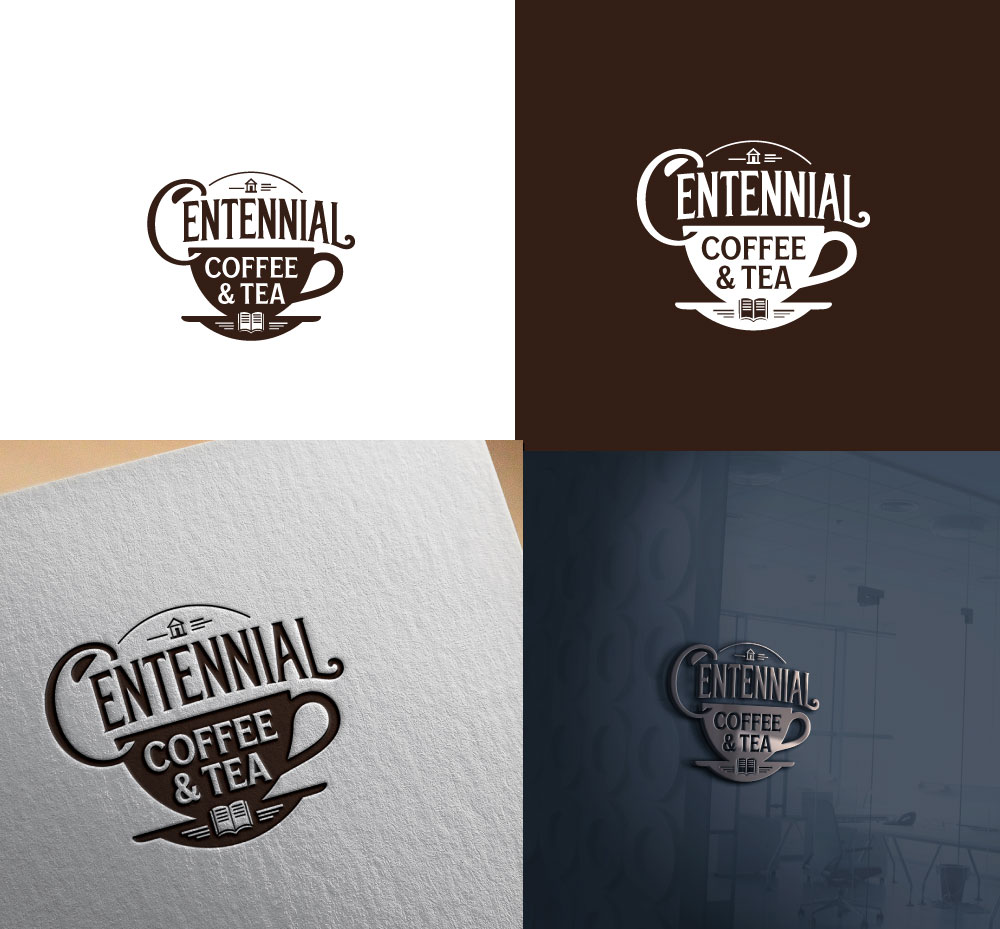 Logo Design by Jonshonkal for Centennial Coffee & Tea | Design #36322227