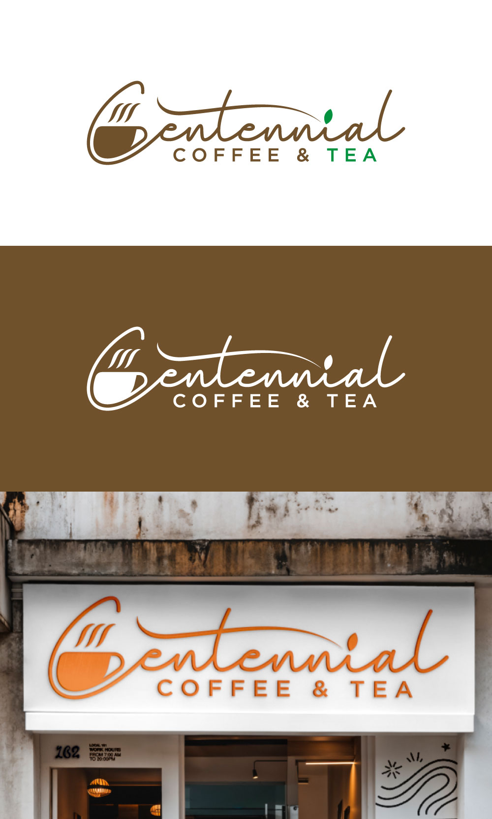 Logo Design by loveqis for Centennial Coffee & Tea | Design #36322659