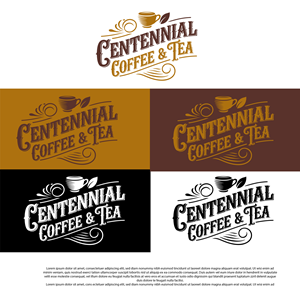 Logo Design by Shariqology for Centennial Coffee & Tea | Design: #36353495