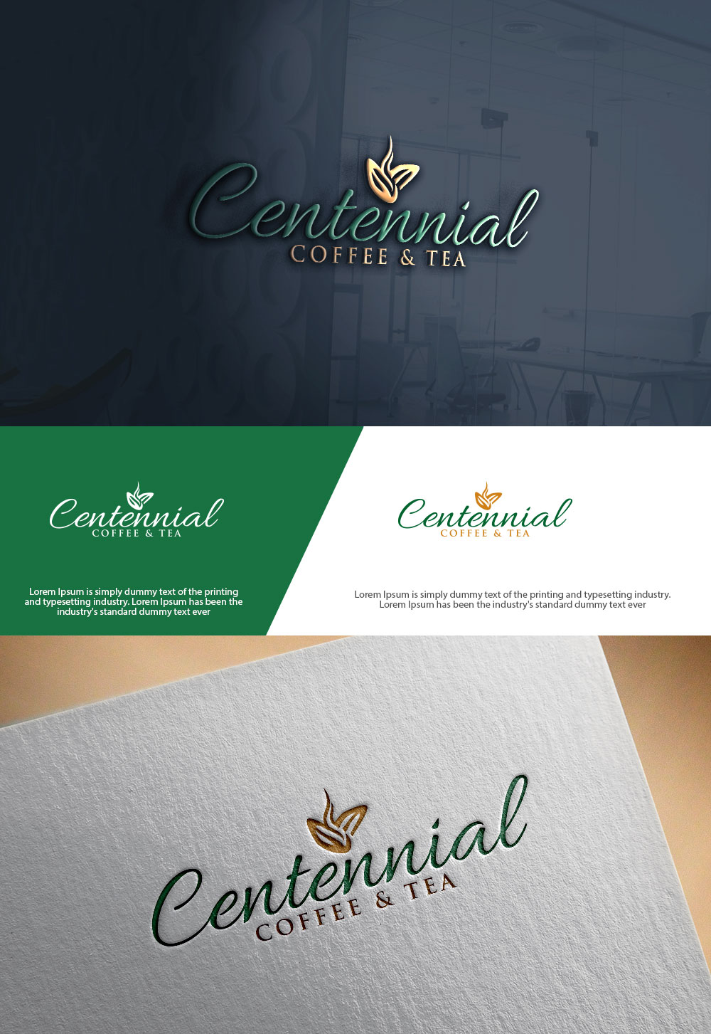 Logo Design by sulemani  creation for Centennial Coffee & Tea | Design #36322426