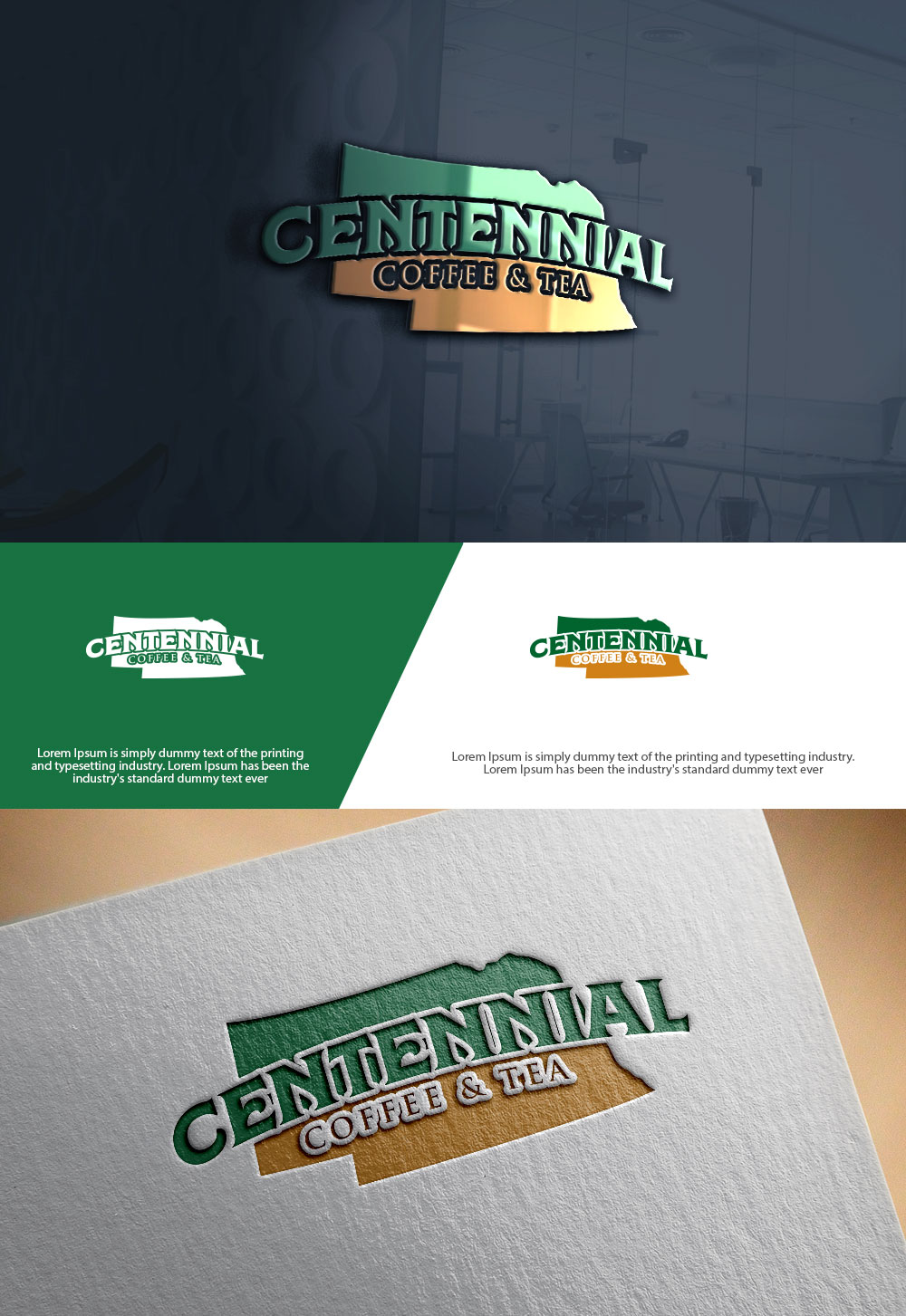 Logo Design by sulemani  creation for Centennial Coffee & Tea | Design #36322427