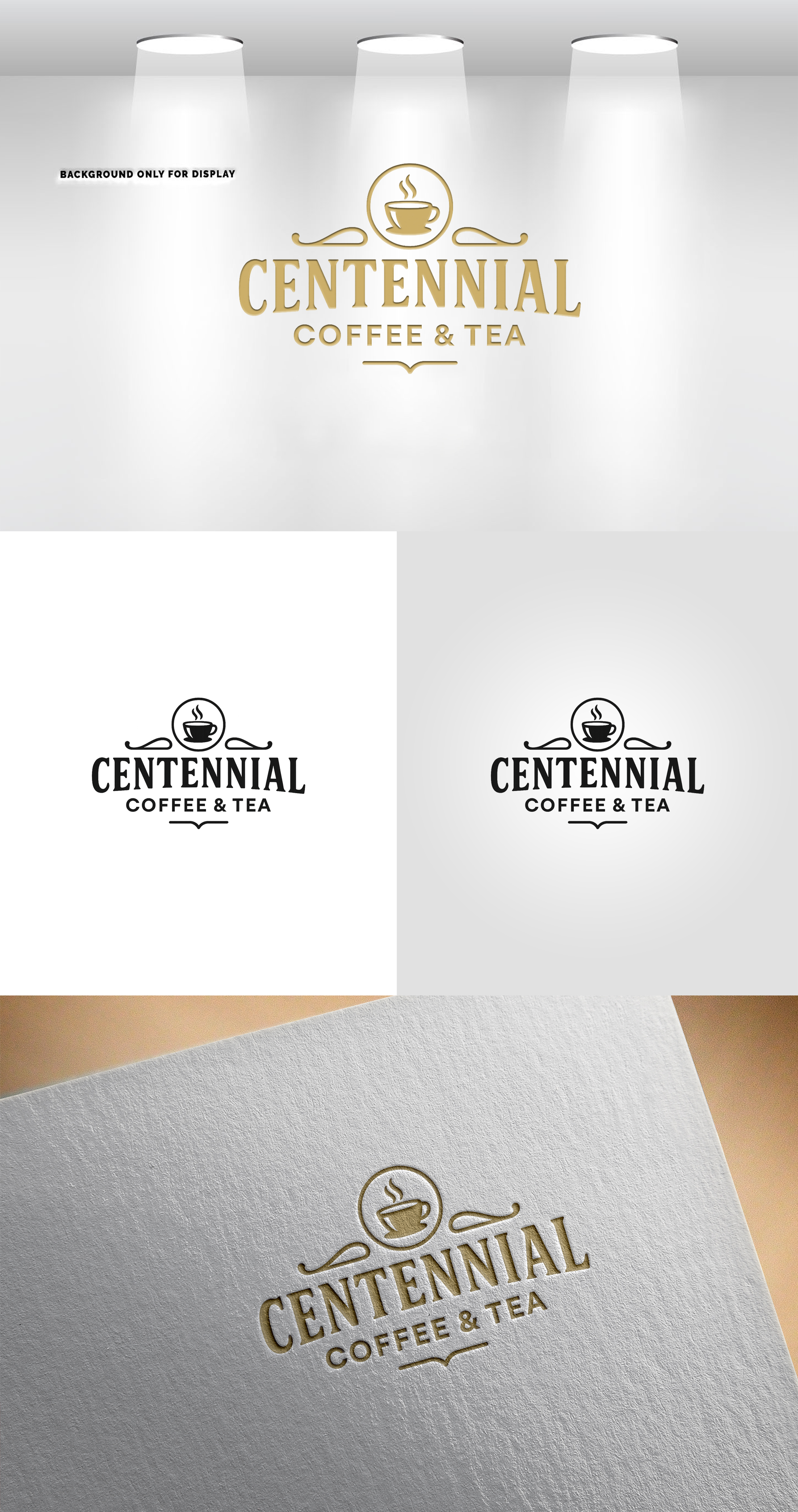 Logo Design by Rahmina for Centennial Coffee & Tea | Design #36324300