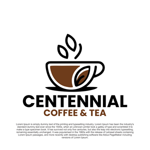 Logo Design by diego costa for Centennial Coffee & Tea | Design: #36322248