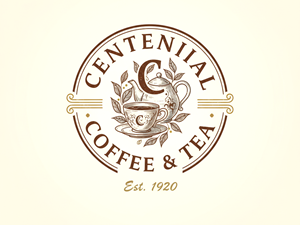 Logo Design by HSL Brain for Centennial Coffee & Tea | Design: #36324511