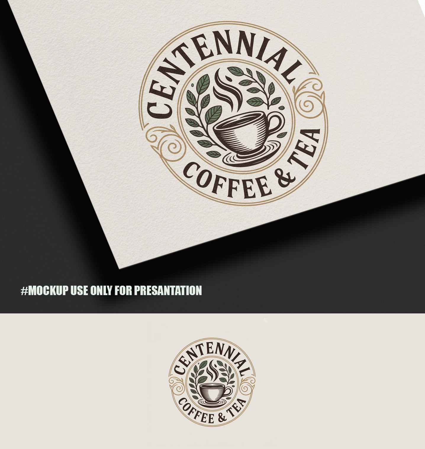 Logo Design by Veridian-studio for Centennial Coffee & Tea | Design #36333430