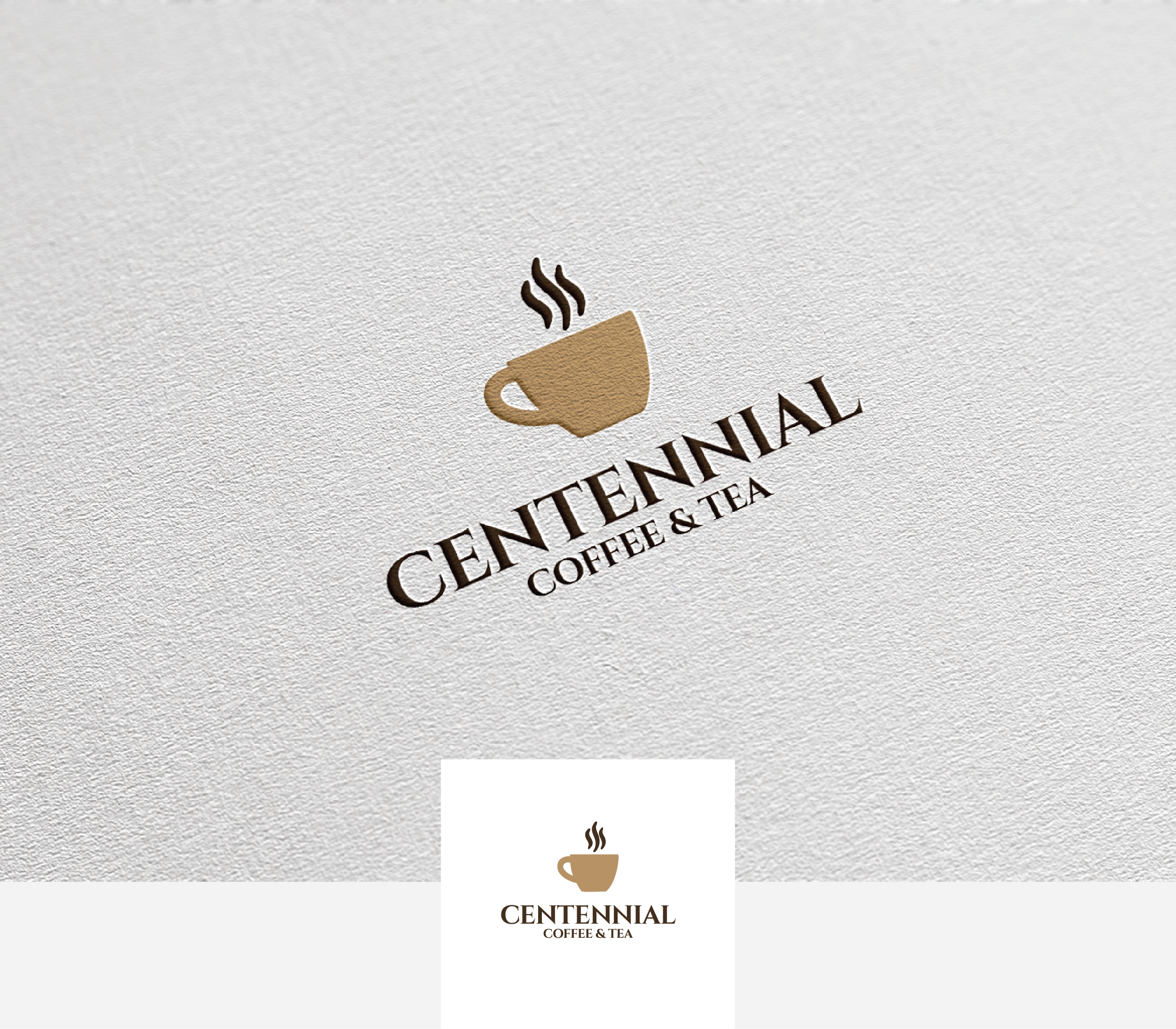 Logo Design by Afsana_Hoque for Centennial Coffee & Tea | Design #36341586