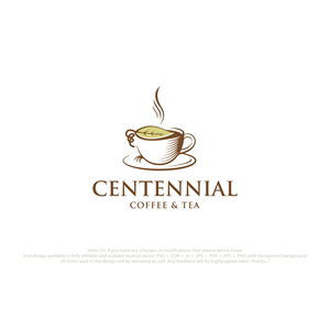 Logo Design by NexaBrand for Centennial Coffee & Tea | Design: #36335349