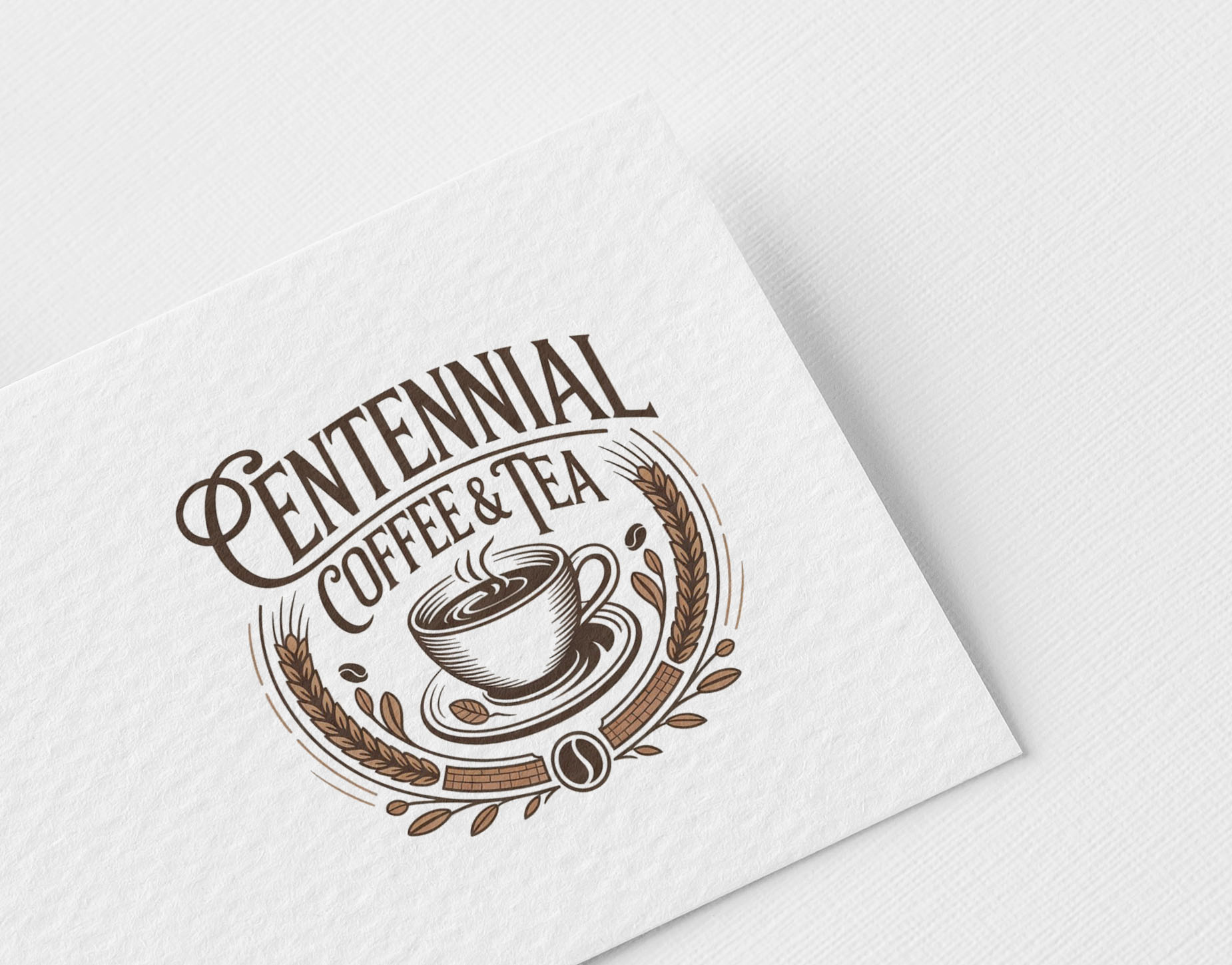 Logo Design by Jena Siraj for Centennial Coffee & Tea | Design #36332552