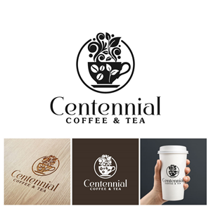 Logo Design by michellefrances for Centennial Coffee & Tea | Design: #36339031