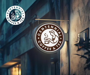 Logo Design by aquabomb26 for Centennial Coffee & Tea | Design: #36325228