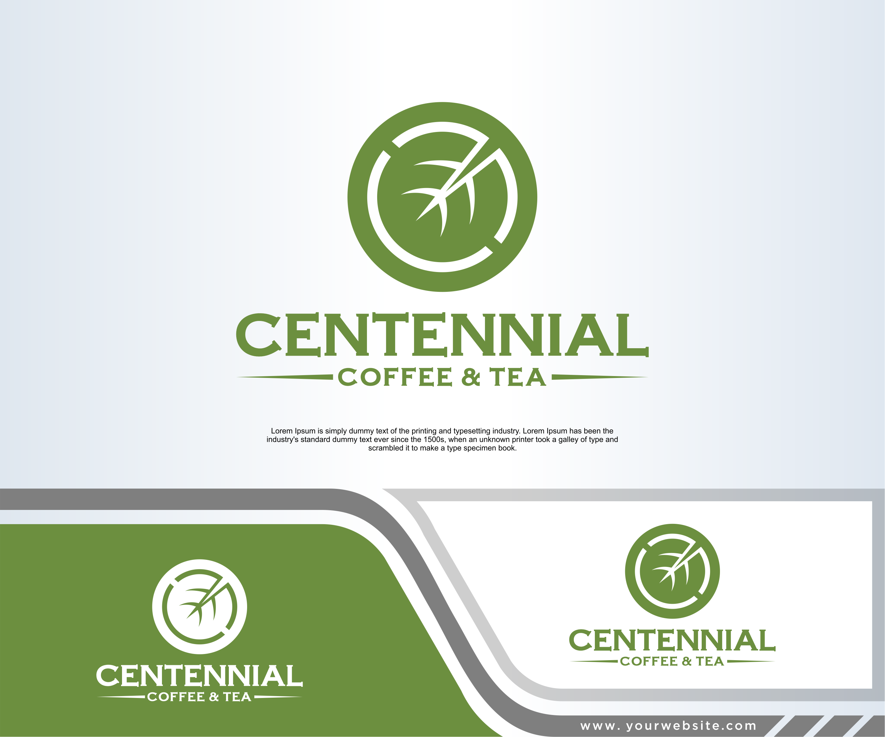 Logo Design by dobleh_creative for Centennial Coffee & Tea | Design #36321961