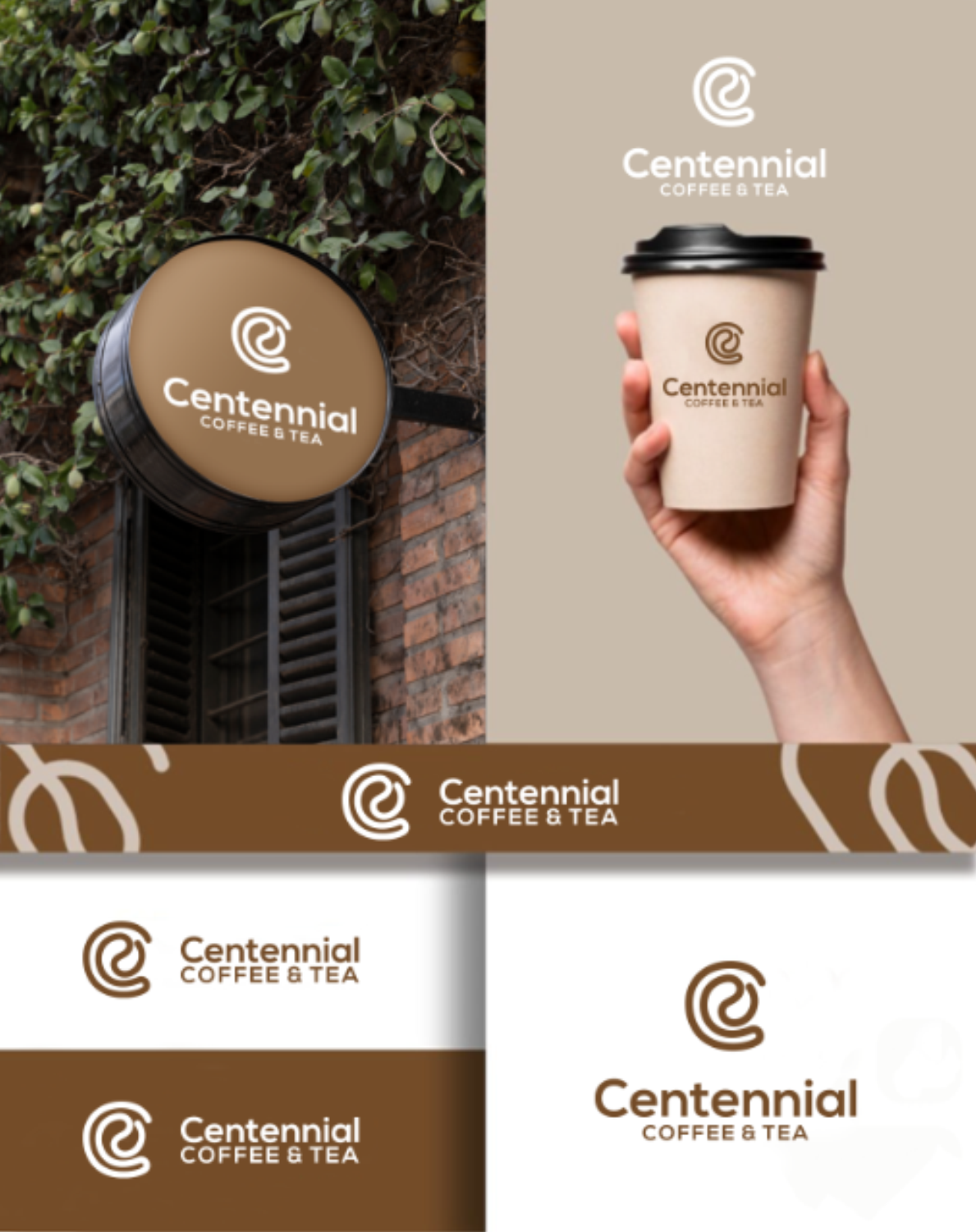 Logo Design by robbyart0809 for Centennial Coffee & Tea | Design #36334113