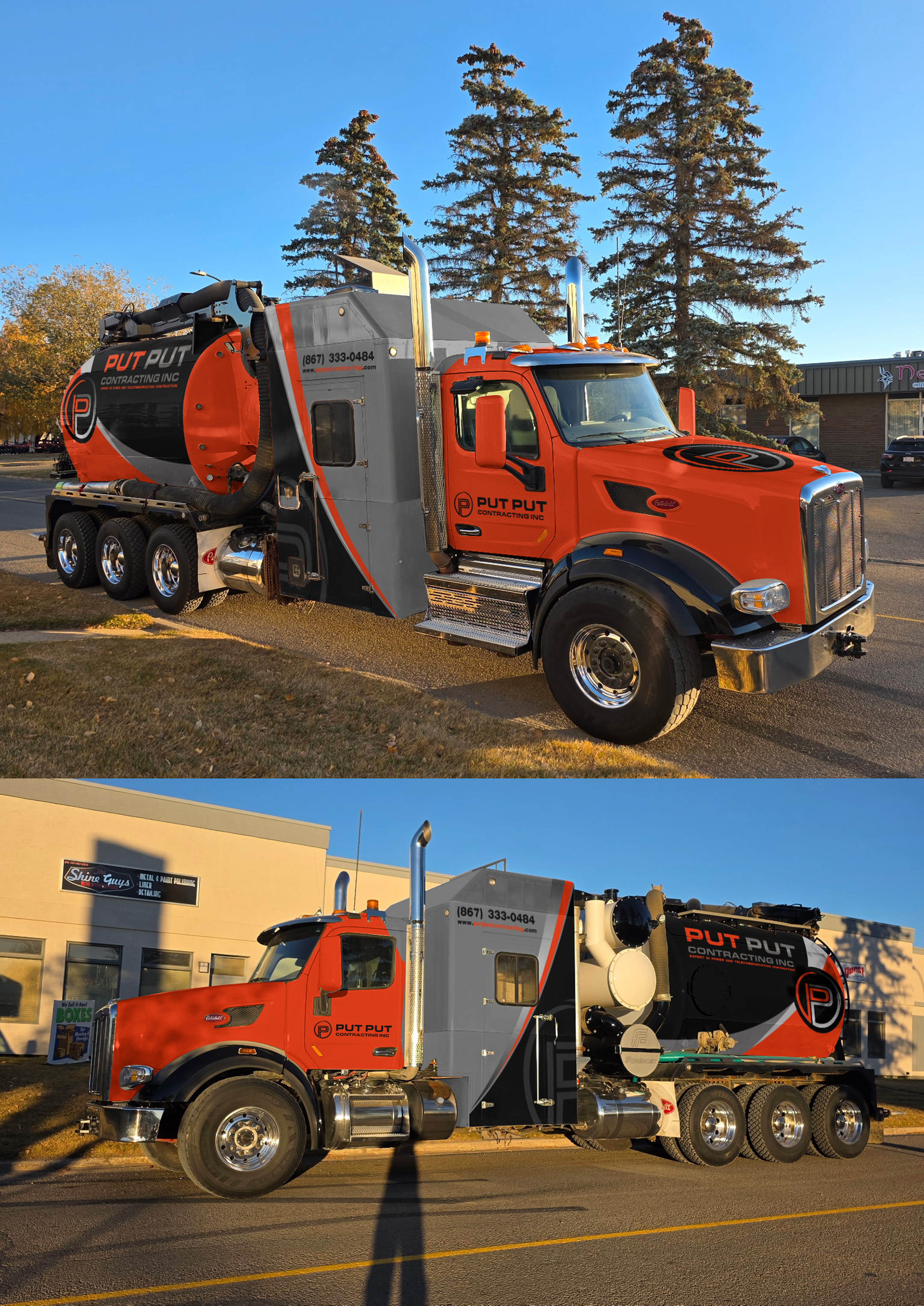Diseño de Rotulación de Vehículo por AZ_Studio para Put Put Contracting Inc | Diseño #36337915