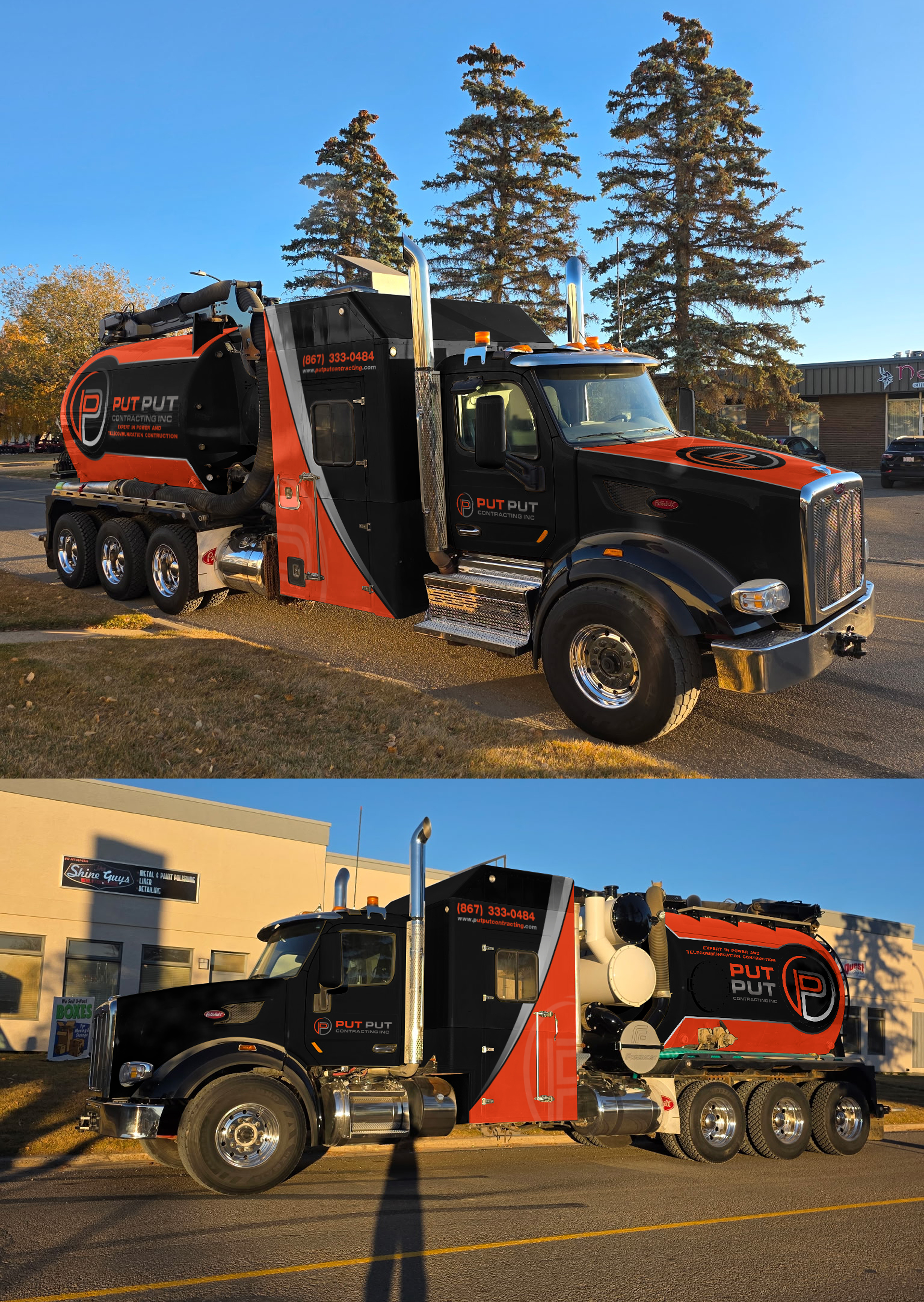 Diseño de Rotulación de Vehículo por AZ_Studio para Put Put Contracting Inc | Diseño #36337917