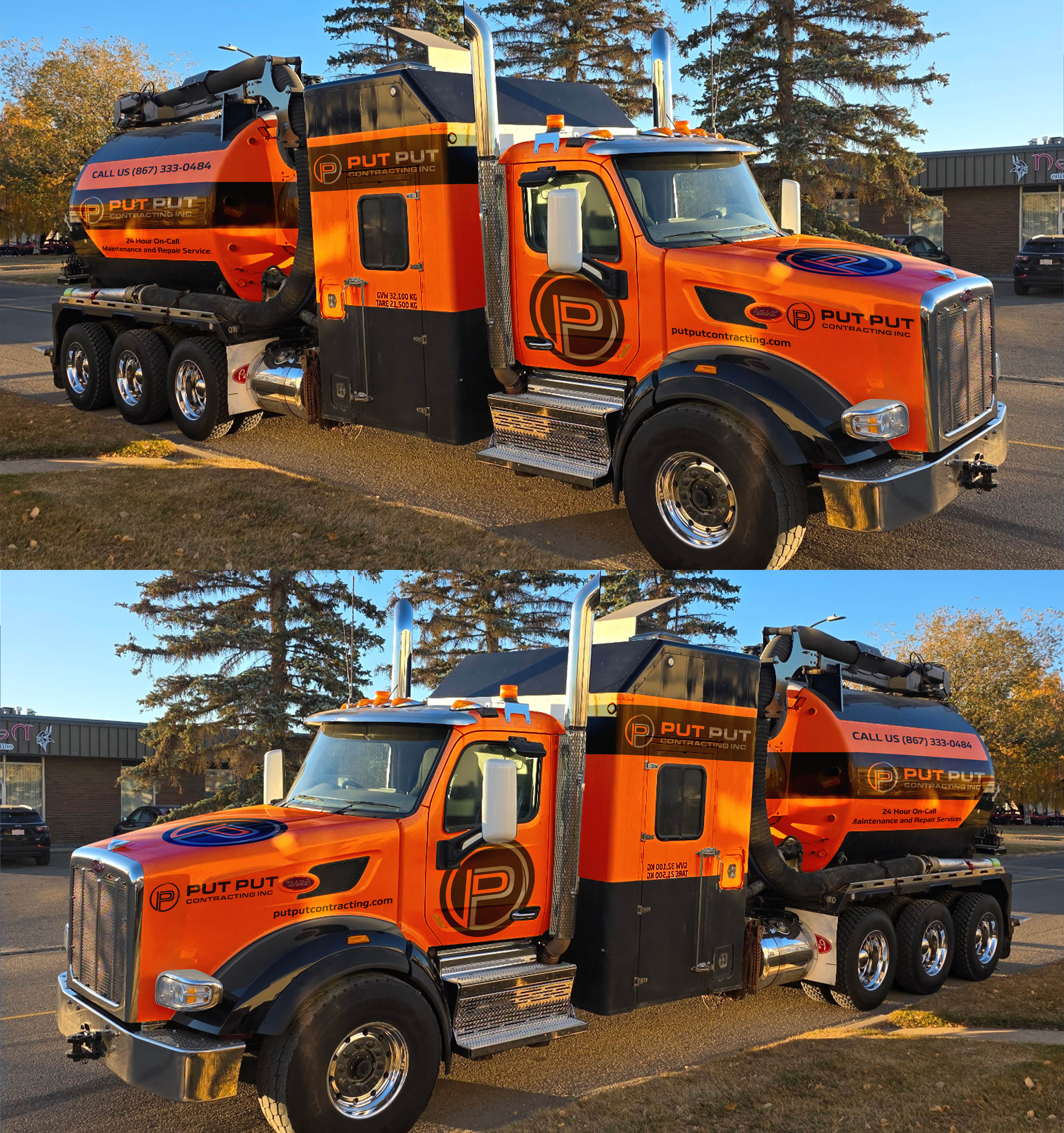 Diseño de Rotulación de Vehículo por tamtama para Put Put Contracting Inc | Diseño #36325110