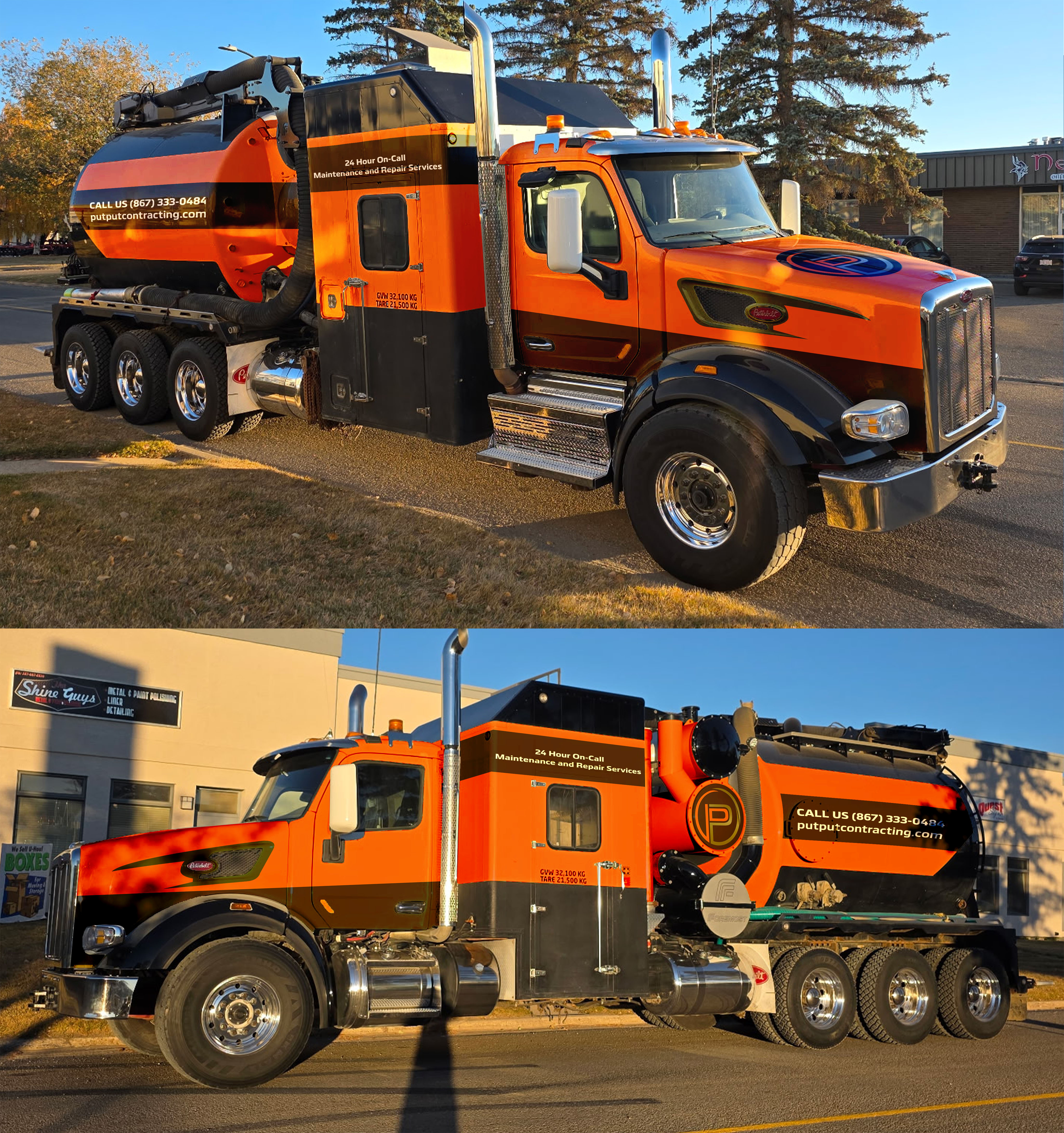 Diseño de Rotulación de Vehículo por tamtama para Put Put Contracting Inc | Diseño #36338080