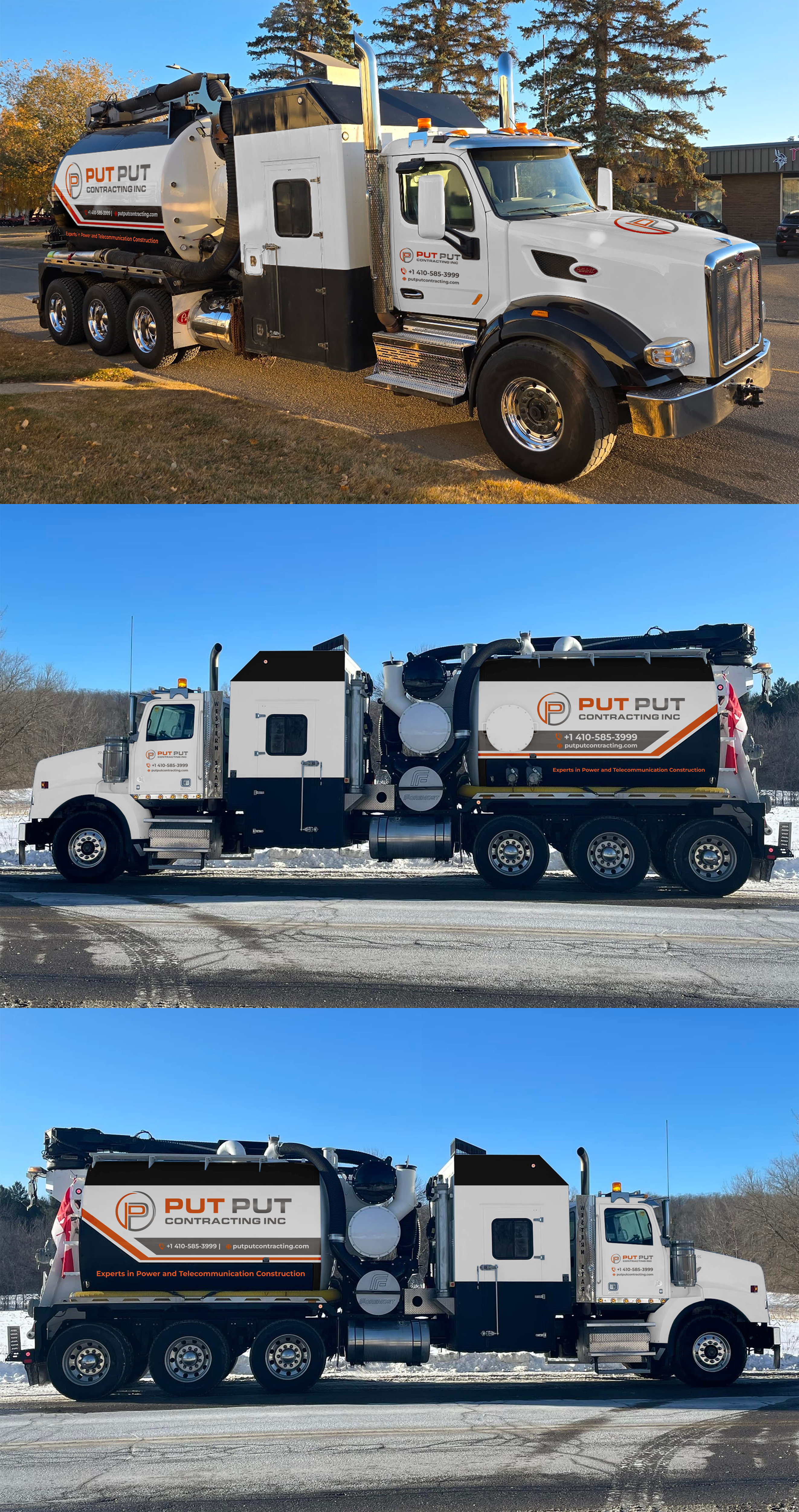 Diseño de Rotulación de Vehículo por ANGGI MAULANA PRAKOSO para Put Put Contracting Inc | Diseño #36325472