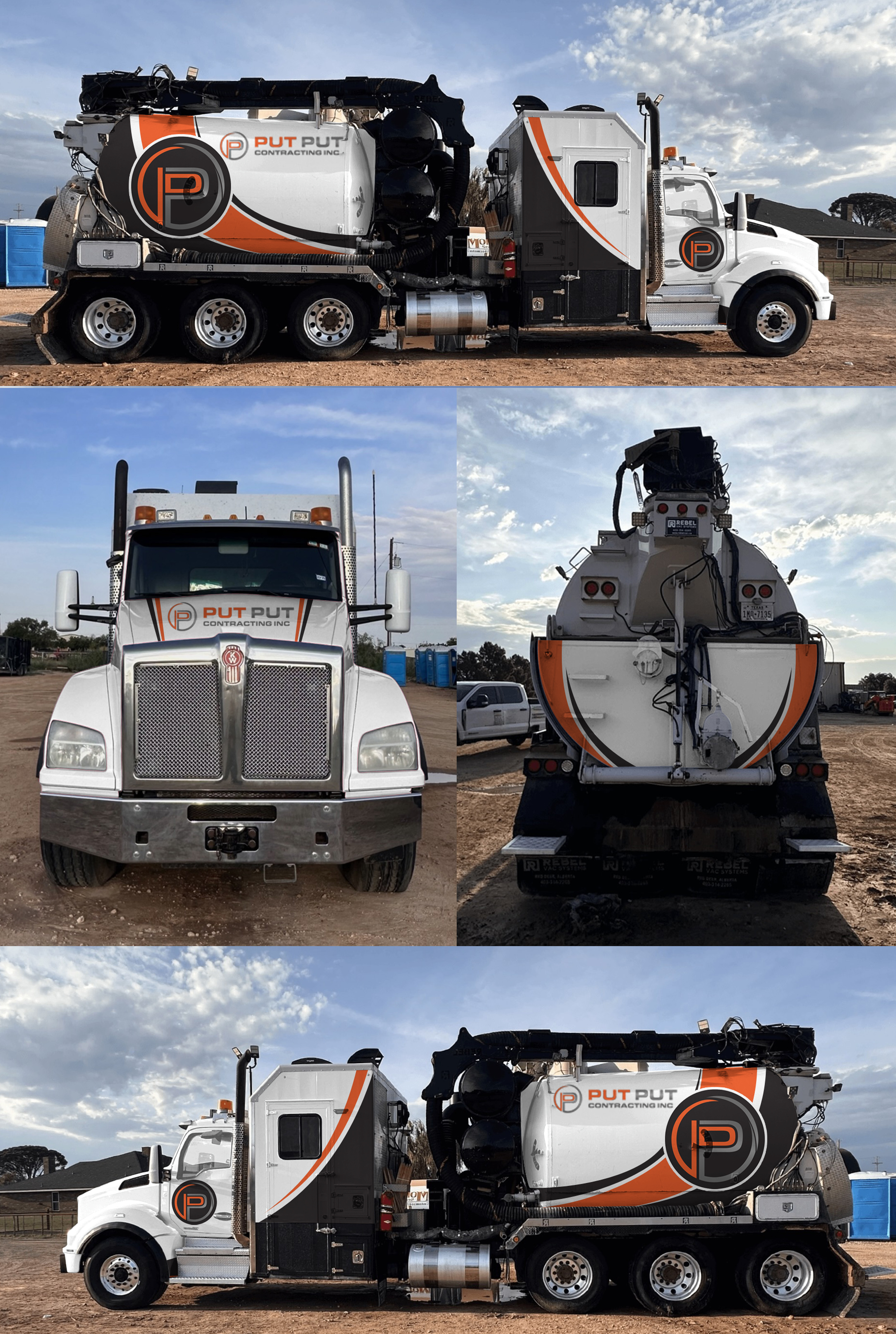 Diseño de Rotulación de Vehículo por Yayan gesuter para Put Put Contracting Inc | Diseño #36354911