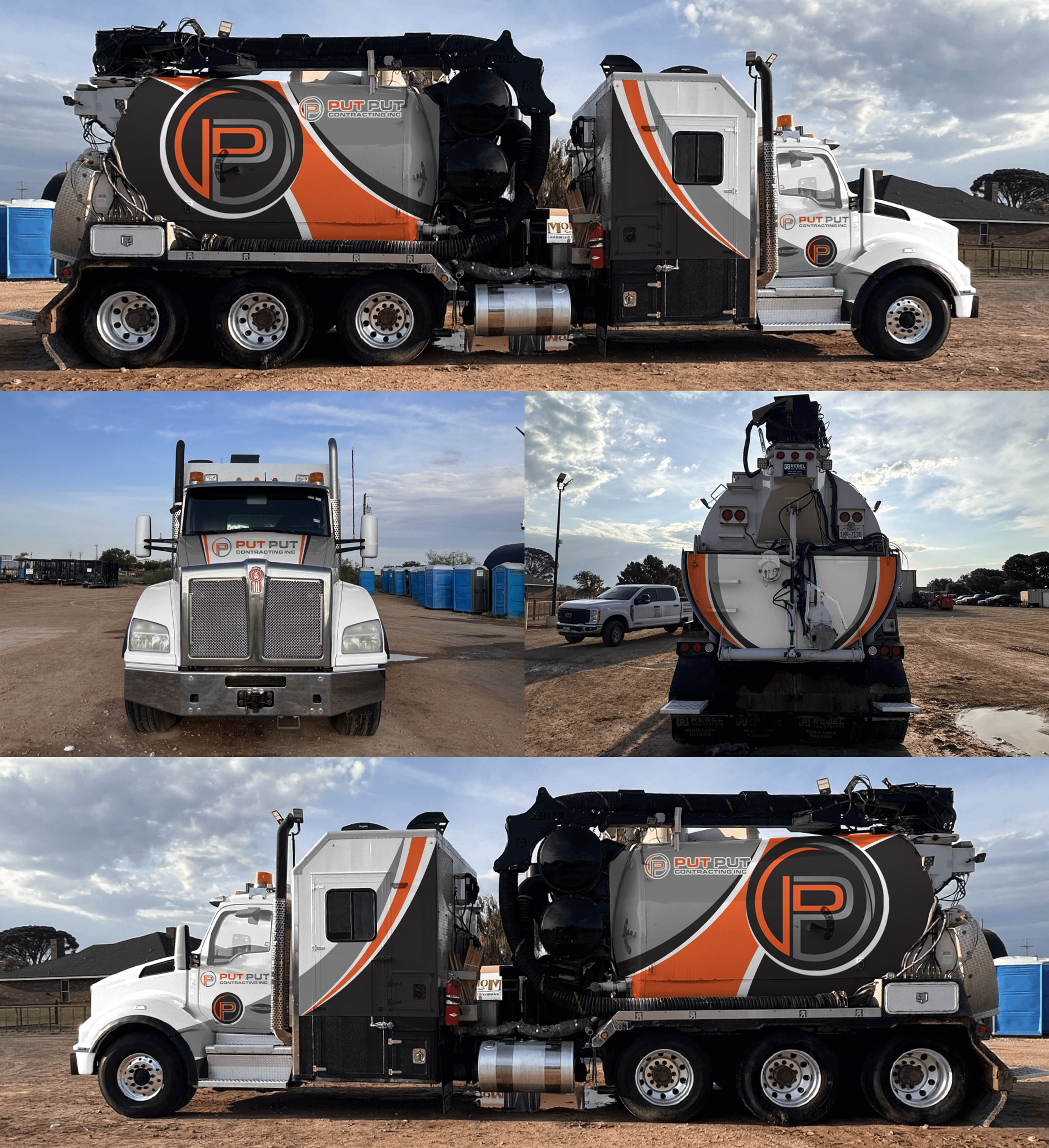 Diseño de Rotulación de Vehículo por Yayan gesuter para Put Put Contracting Inc | Diseño #36369128