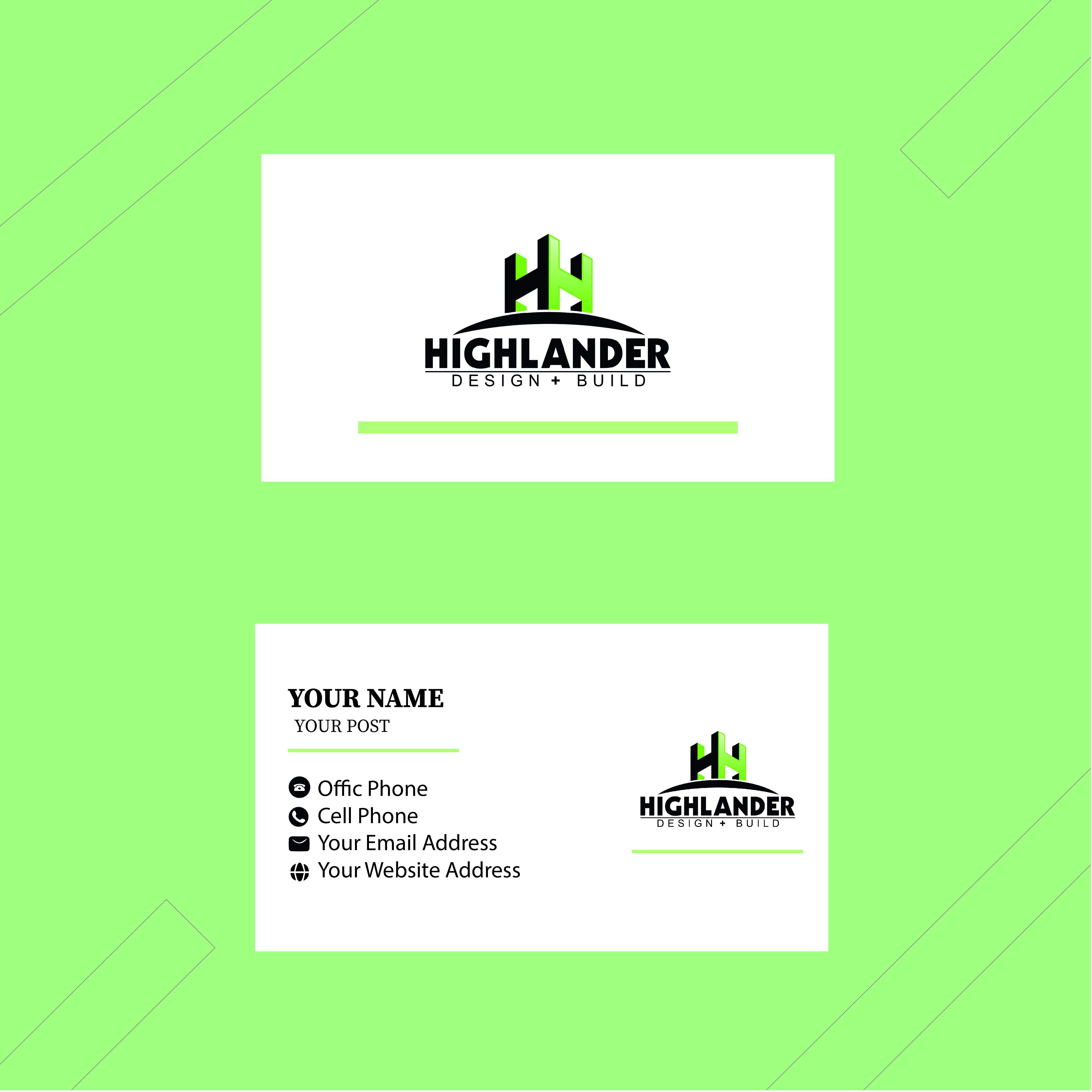 Diseño de Tarjeta de Presentación por Design with Sayam para este proyecto | Diseño #36355467