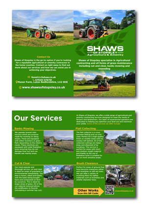 Brochure Design by Sergio Coelho for Shaws of Stopsley | Design: #36330315