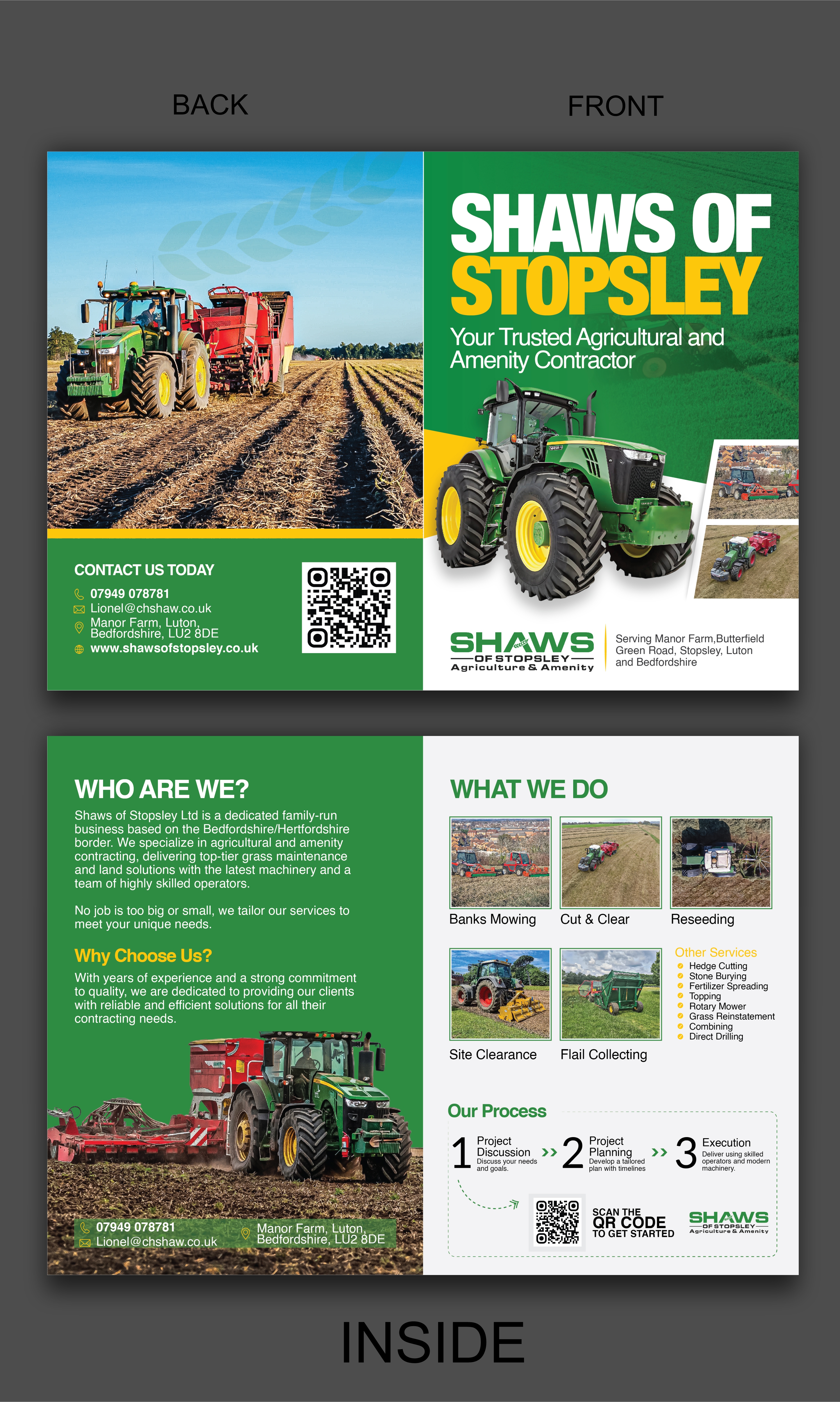 Brochure Design by Nel. for Shaws of Stopsley | Design #36351650