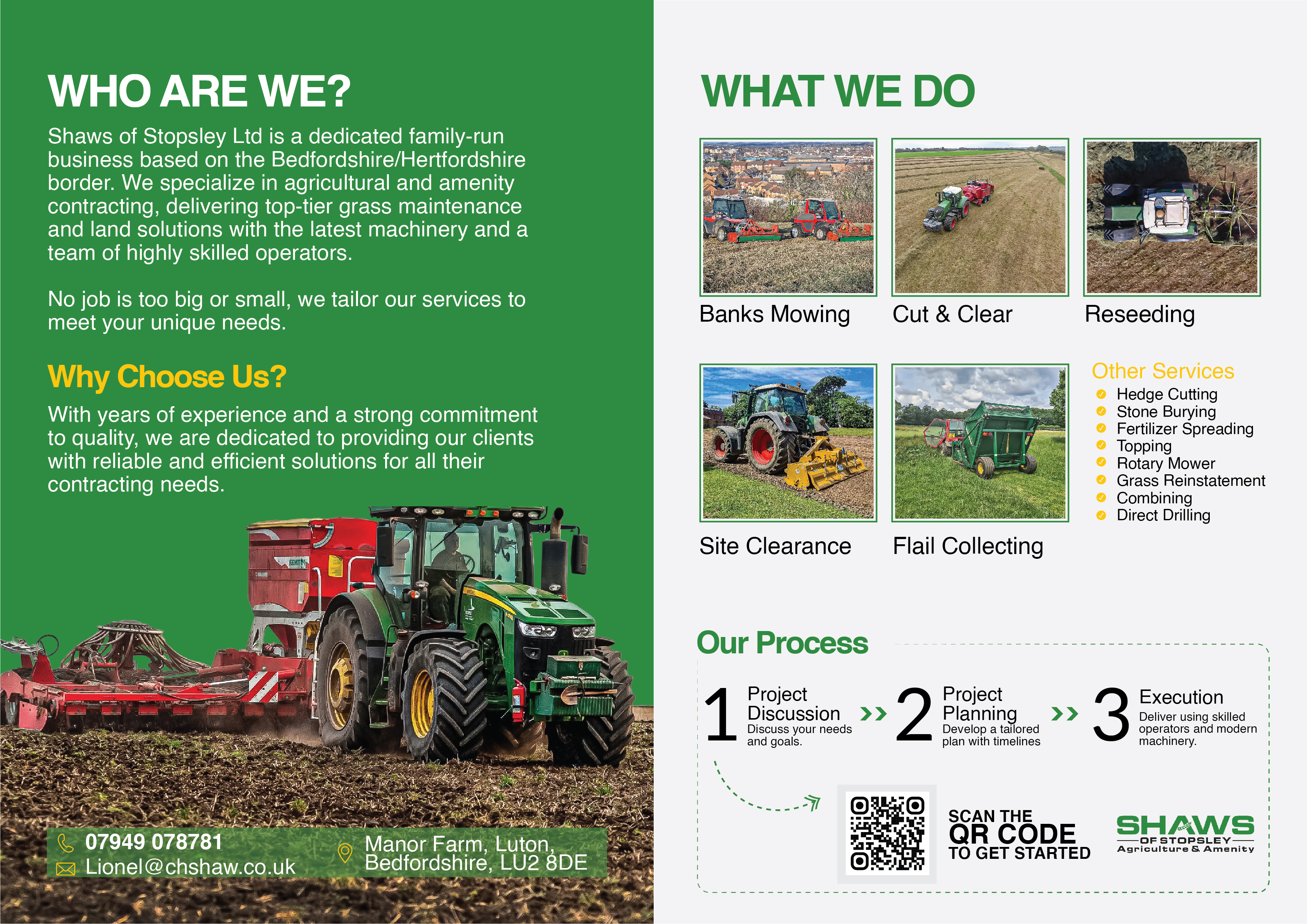 Broschüren-Design von Nel. für Shaws of Stopsley | Design #36351652