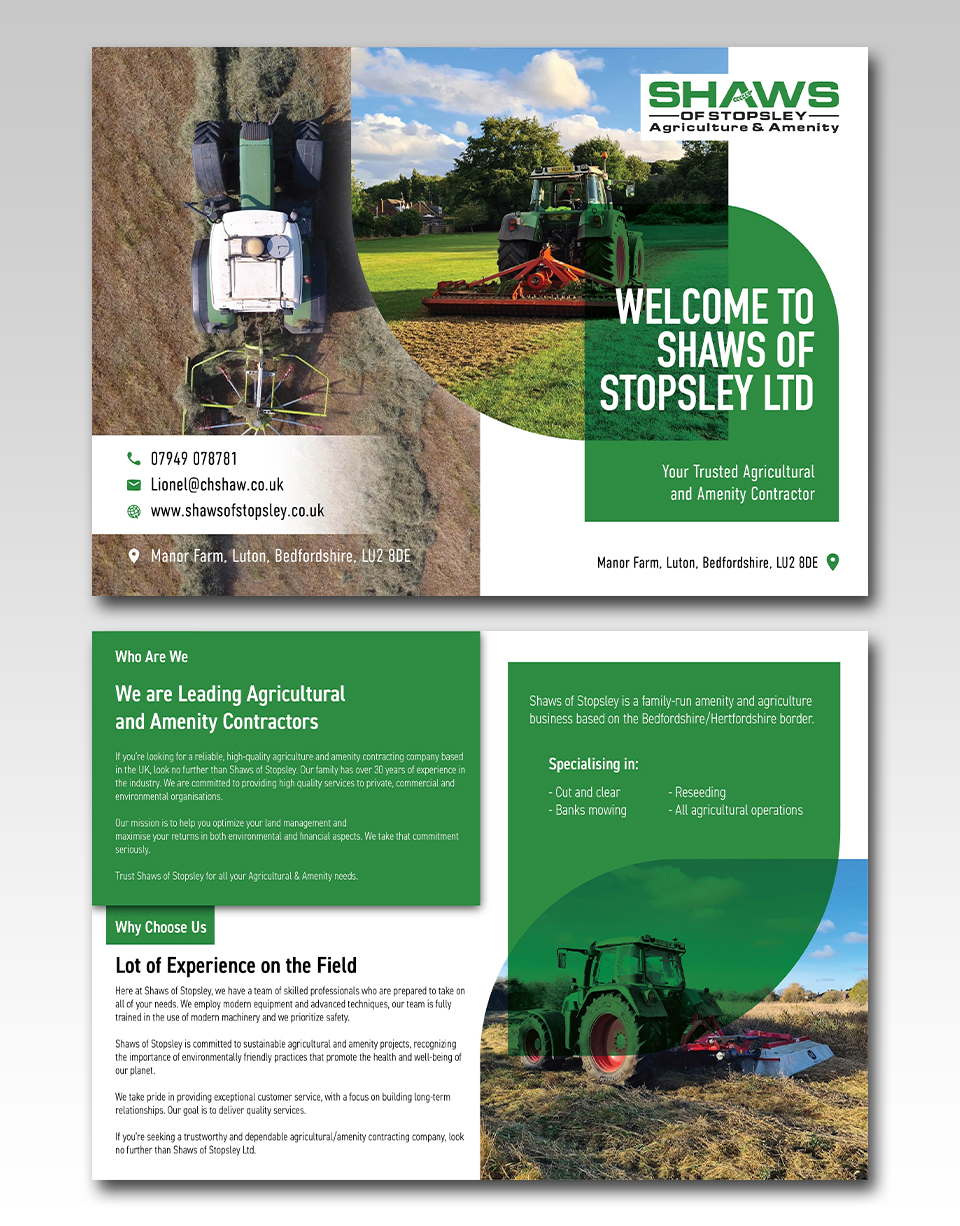 Broschüren-Design von YourLogoMaster für Shaws of Stopsley | Design #36331097