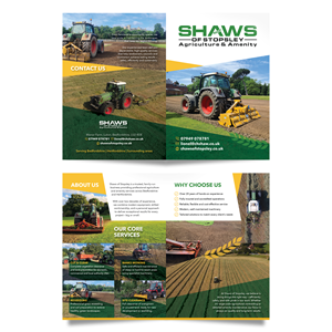 Broschüren-Design von svedesign für Shaws of Stopsley | Design: #36335960