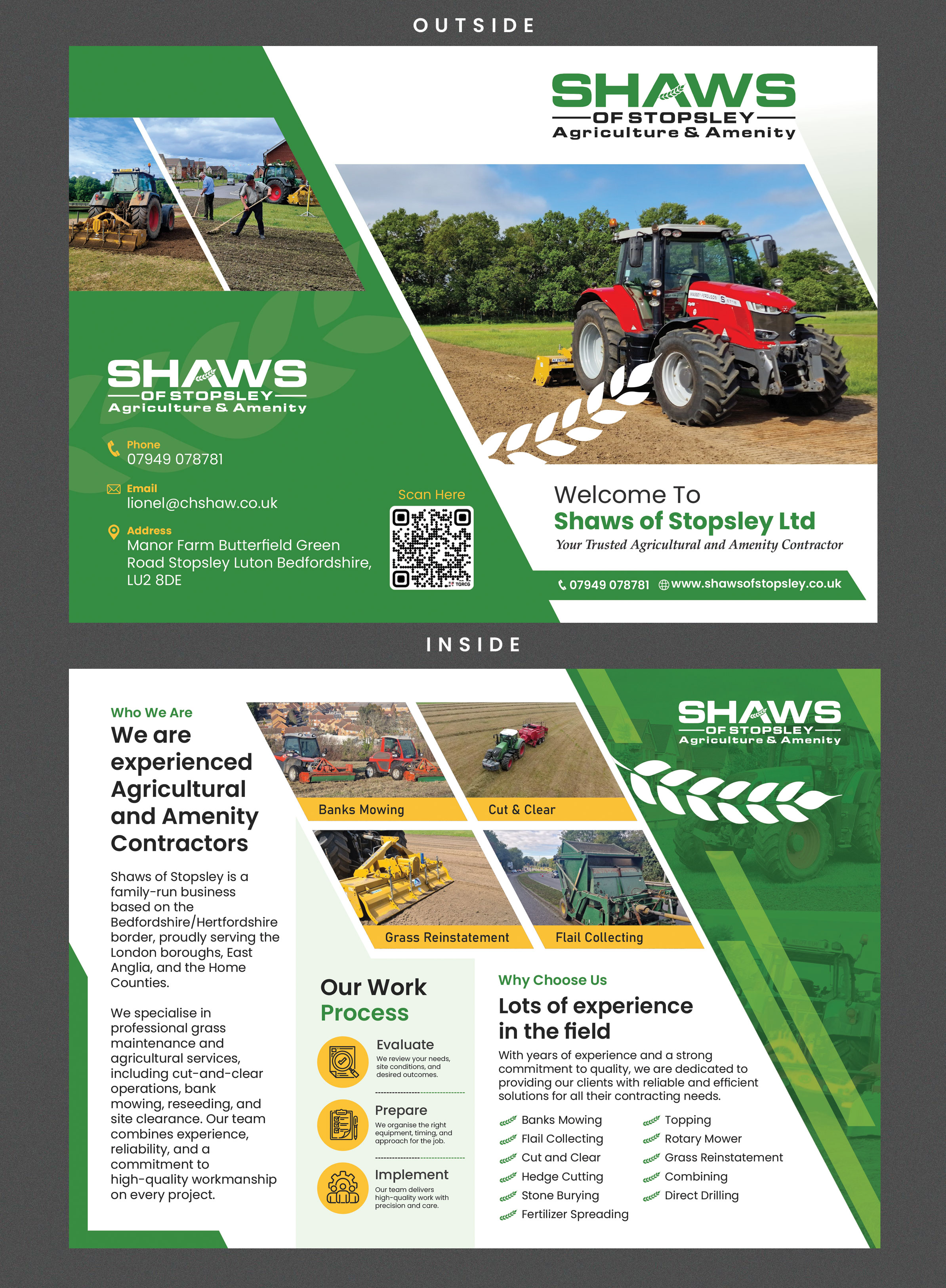 Broschüren-Design von Stan$oul für Shaws of Stopsley | Design #36478845