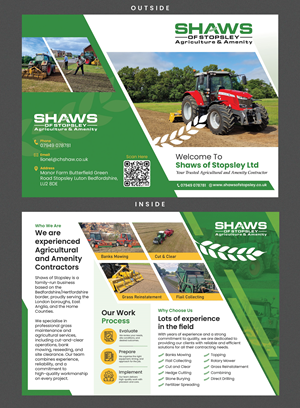 Brochure Design by Stan$oul for Shaws of Stopsley | Design: #36478845