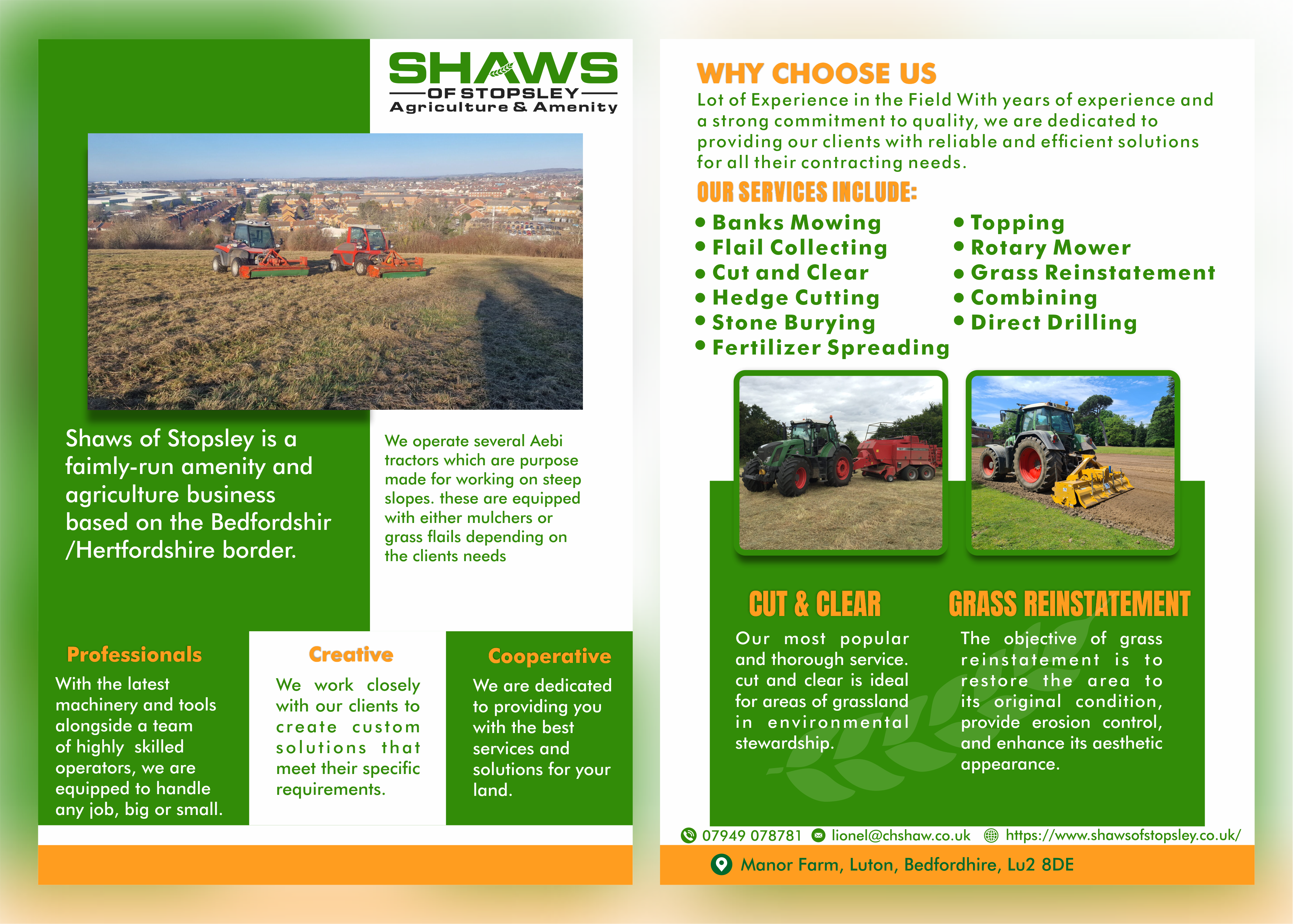 Broschüren-Design von upworkboy73 für Shaws of Stopsley | Design #36332044