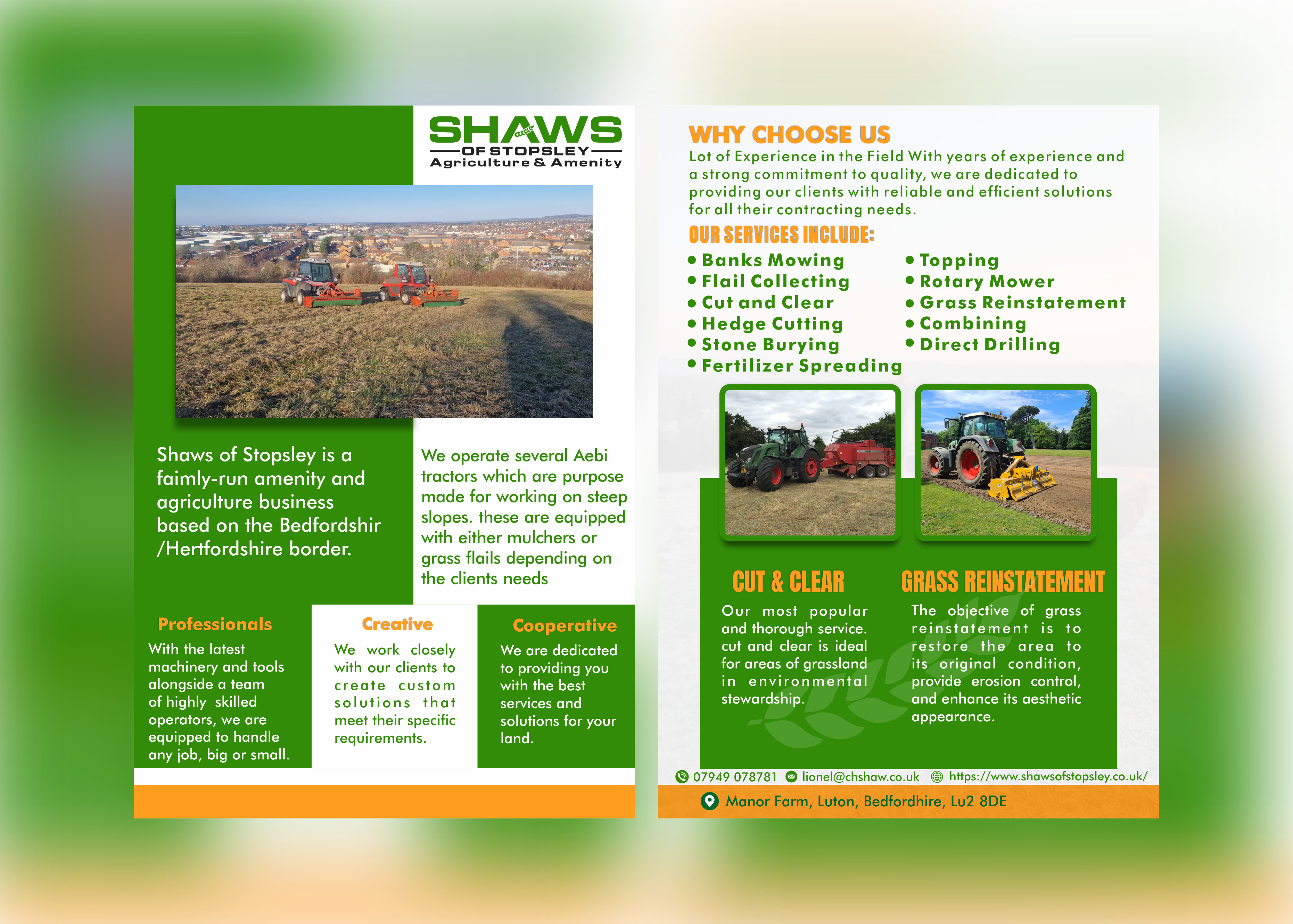 Broschüren-Design von upworkboy73 für Shaws of Stopsley | Design #36332071