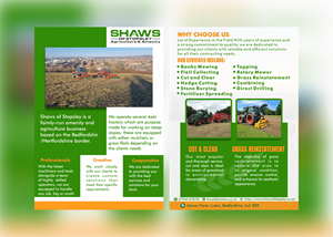 Broschüren-Design von upworkboy73 für Shaws of Stopsley | Design: #36332071