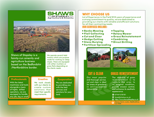 Broschüren-Design von upworkboy73 für Shaws of Stopsley | Design: #36335615