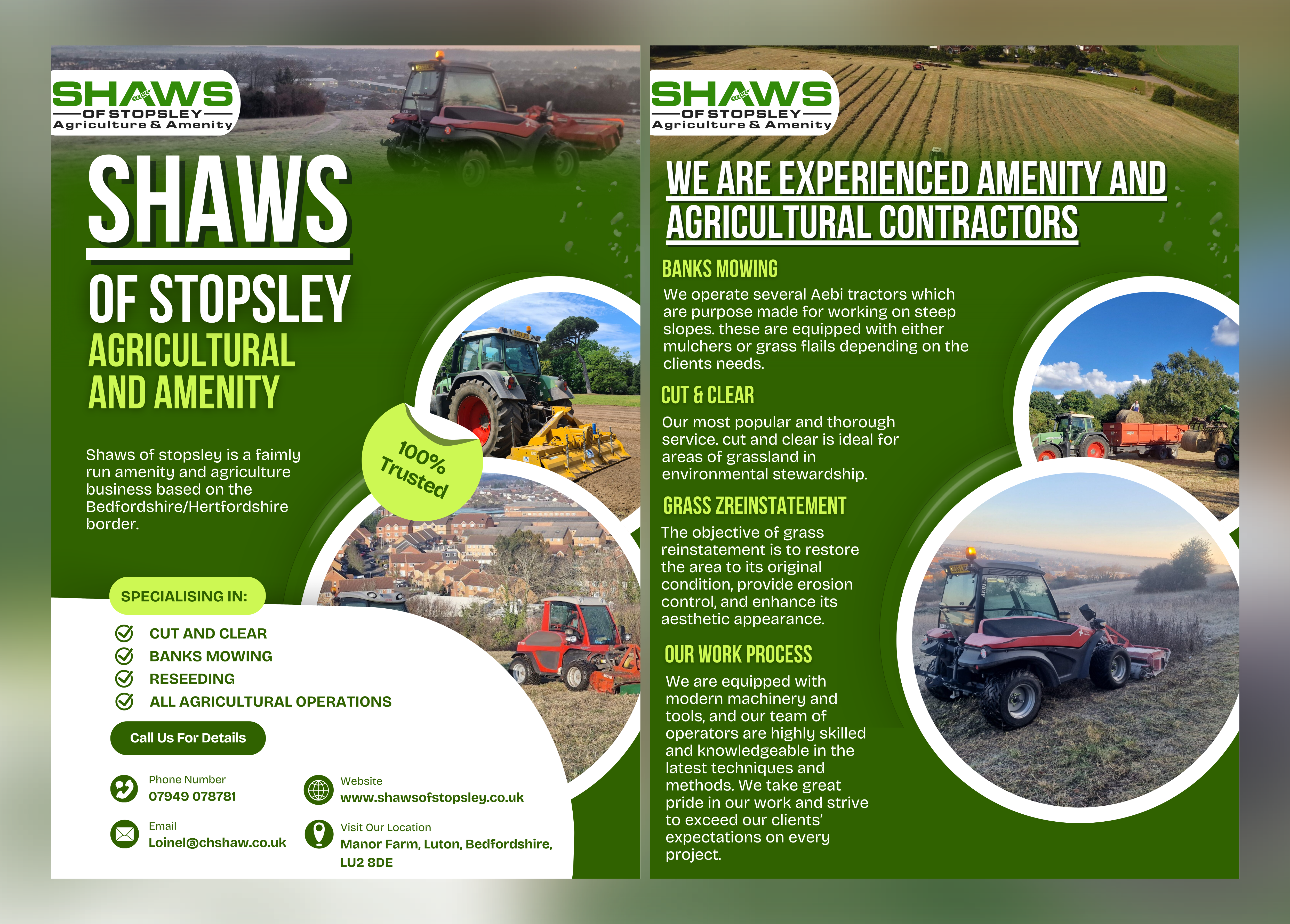 Brochure Design by upworkboy73 for Shaws of Stopsley | Design #36367565