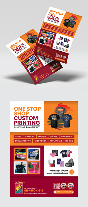 Werbe-Design von 3Guys für S&amp;S Printing | Design: #36340435