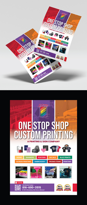 Werbe-Design von 3Guys für S&amp;S Printing | Design: #36340672